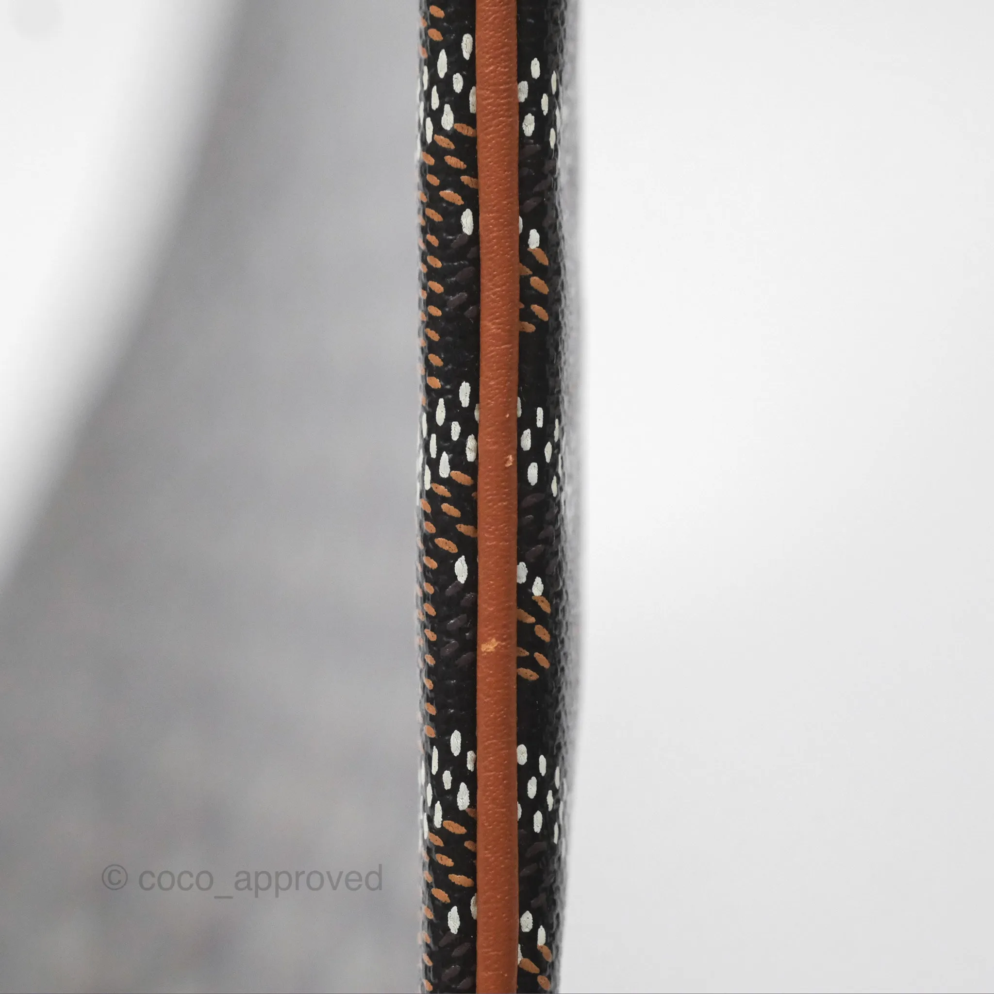 Goyard Snat MM Pouch Black/ Tan