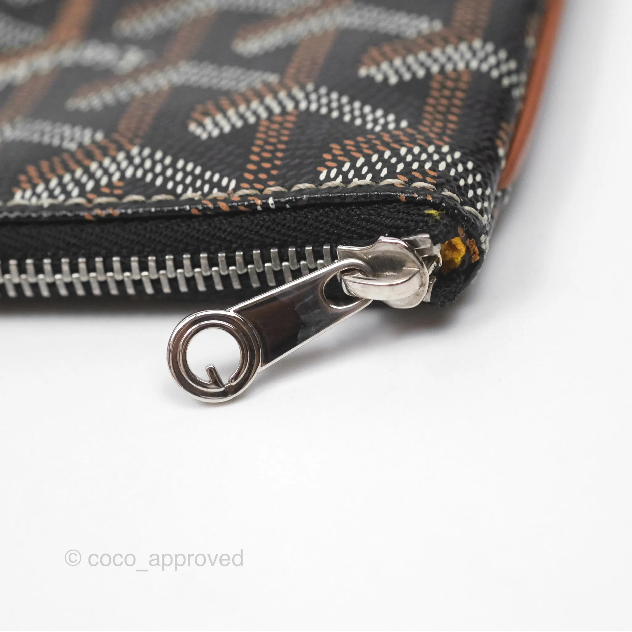 Goyard Snat MM Pouch Black/ Tan