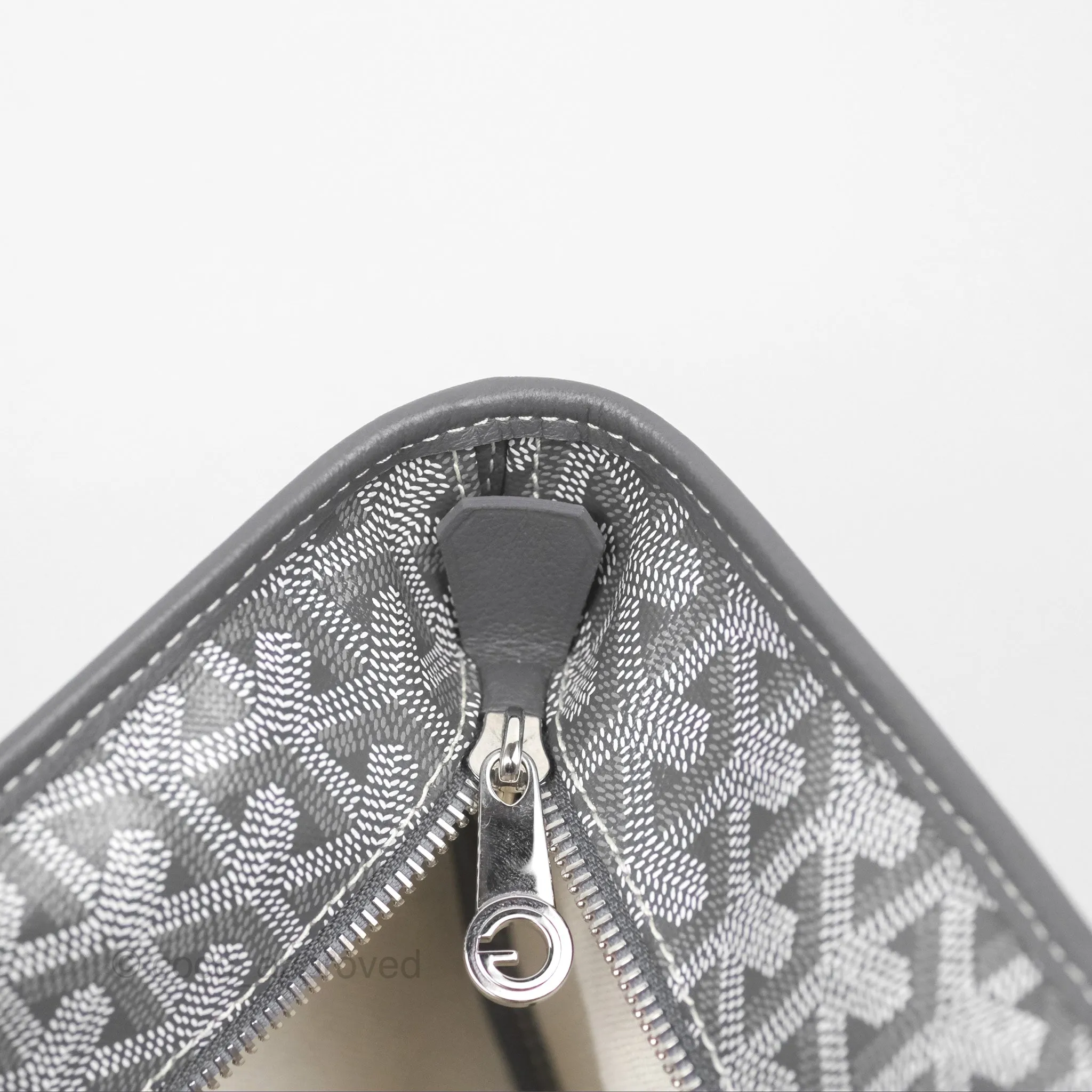 Goyard St Artois Tote MM Grey Canvas