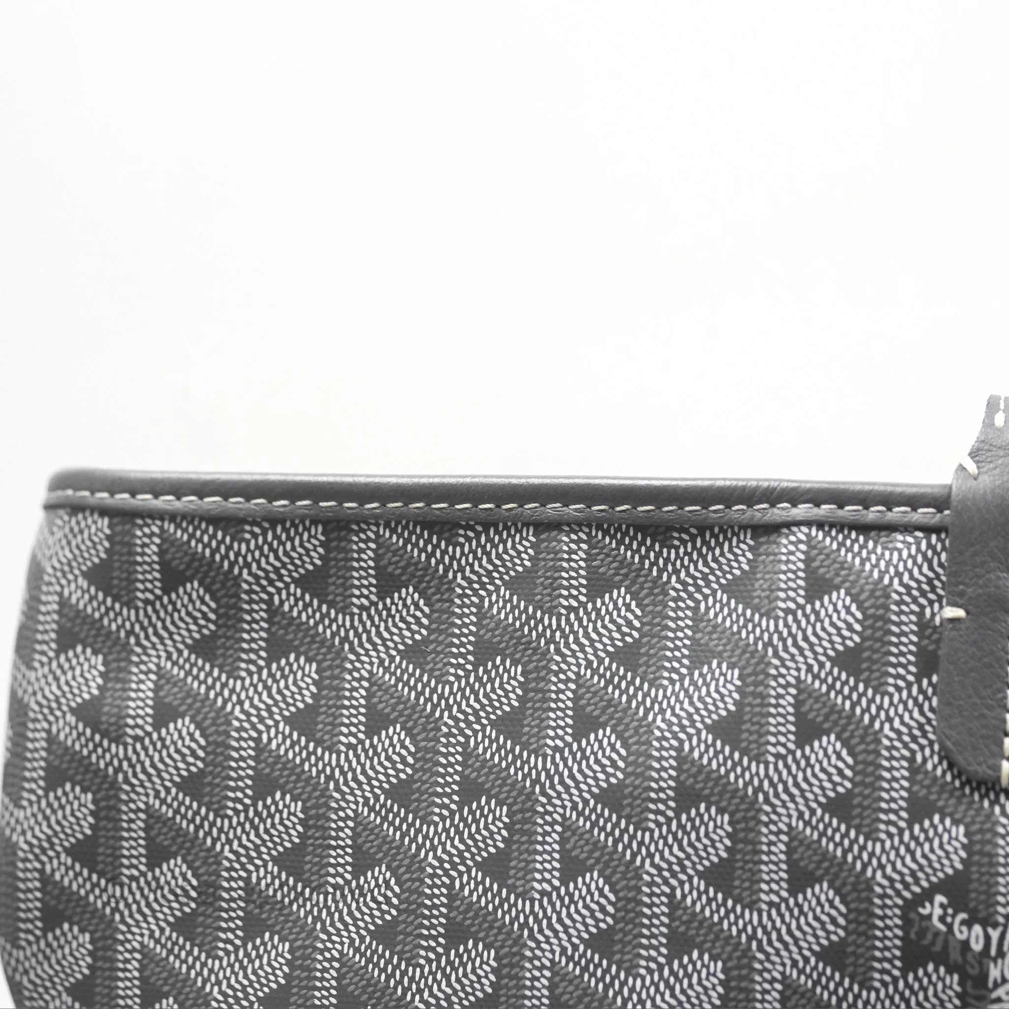 Goyard St Artois Tote MM Grey Canvas