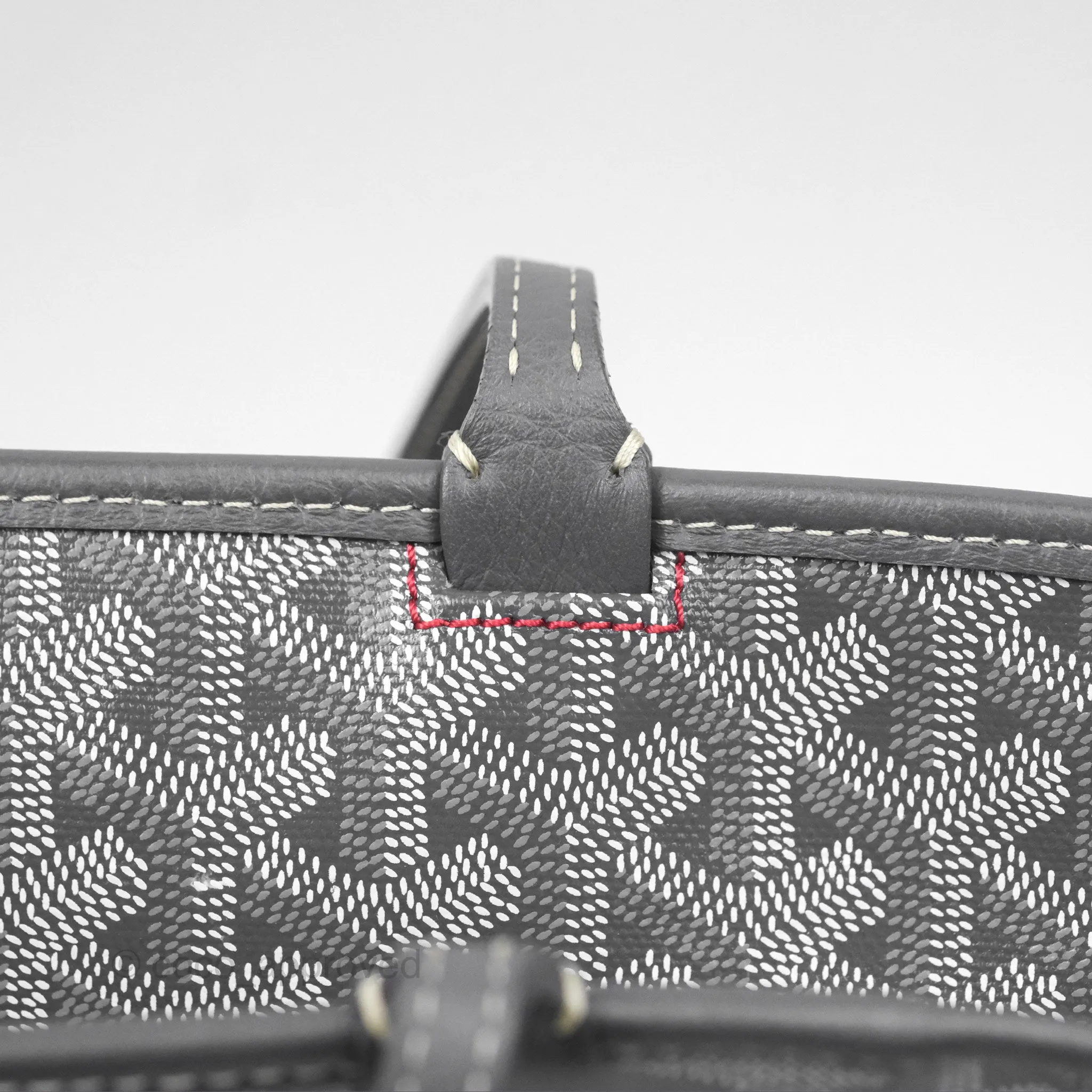 Goyard St Artois Tote MM Grey Canvas