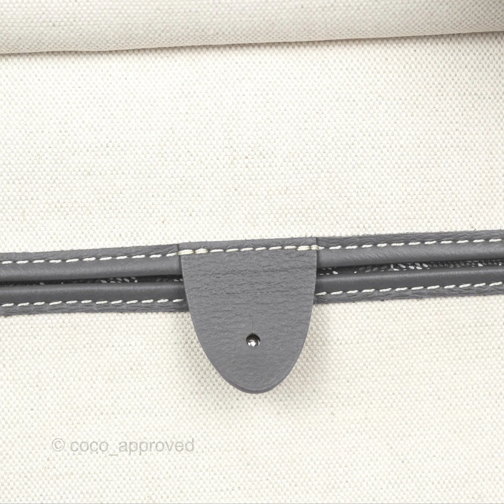 Goyard St Artois Tote MM Grey Canvas