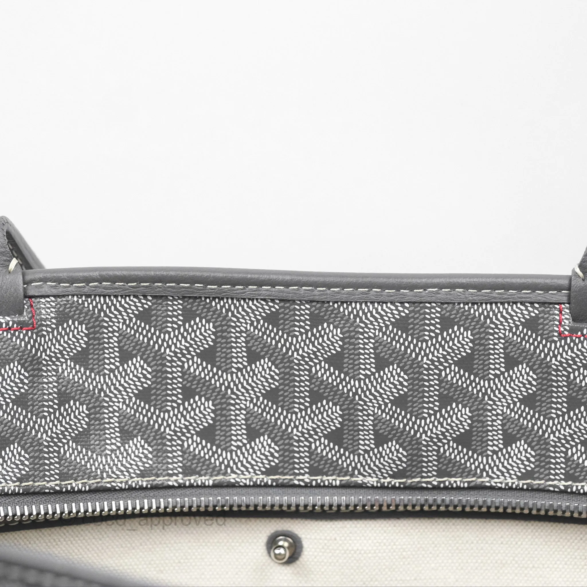 Goyard St Artois Tote MM Grey Canvas