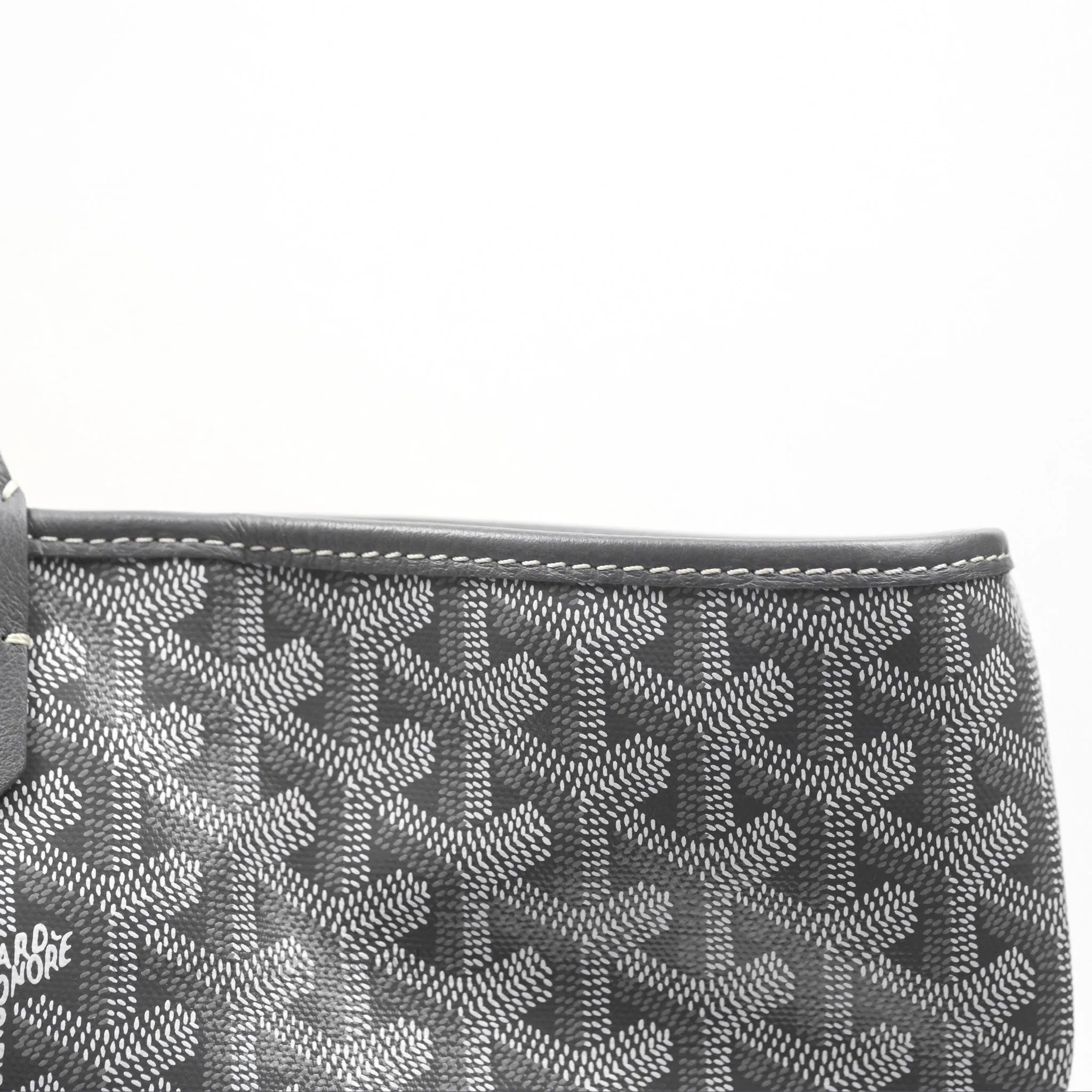 Goyard St Artois Tote MM Grey Canvas