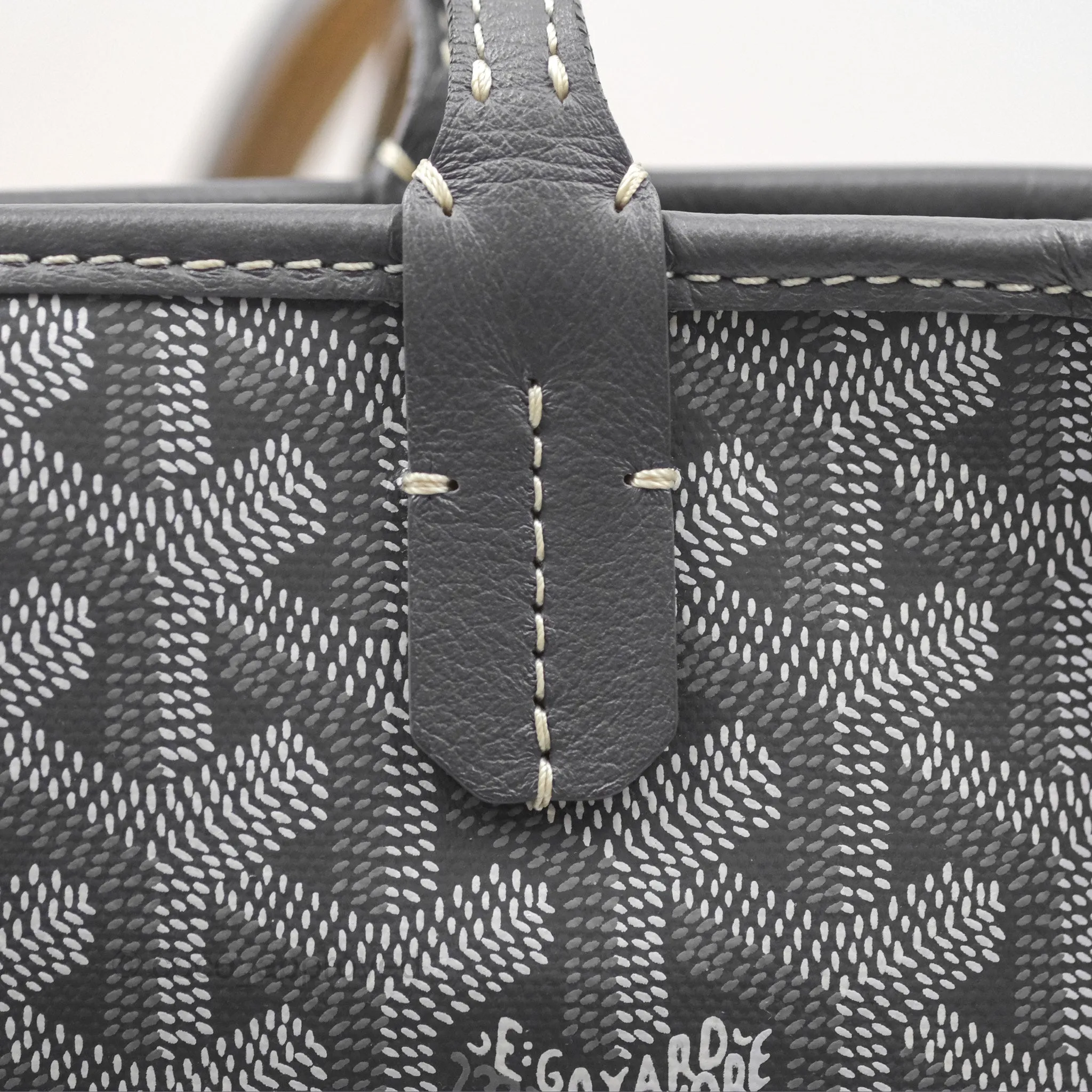 Goyard St Artois Tote MM Grey Canvas