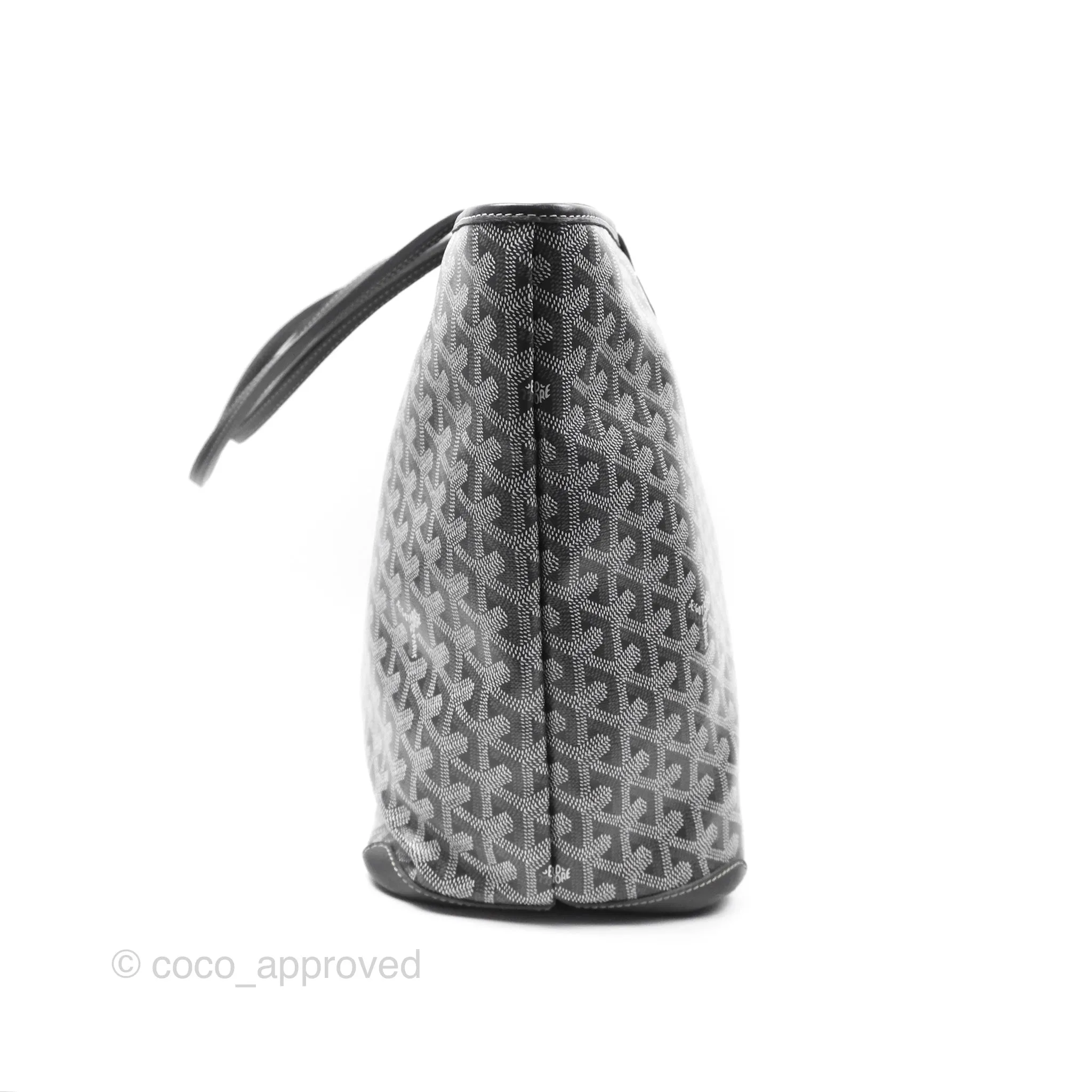 Goyard St Artois Tote MM Grey Canvas