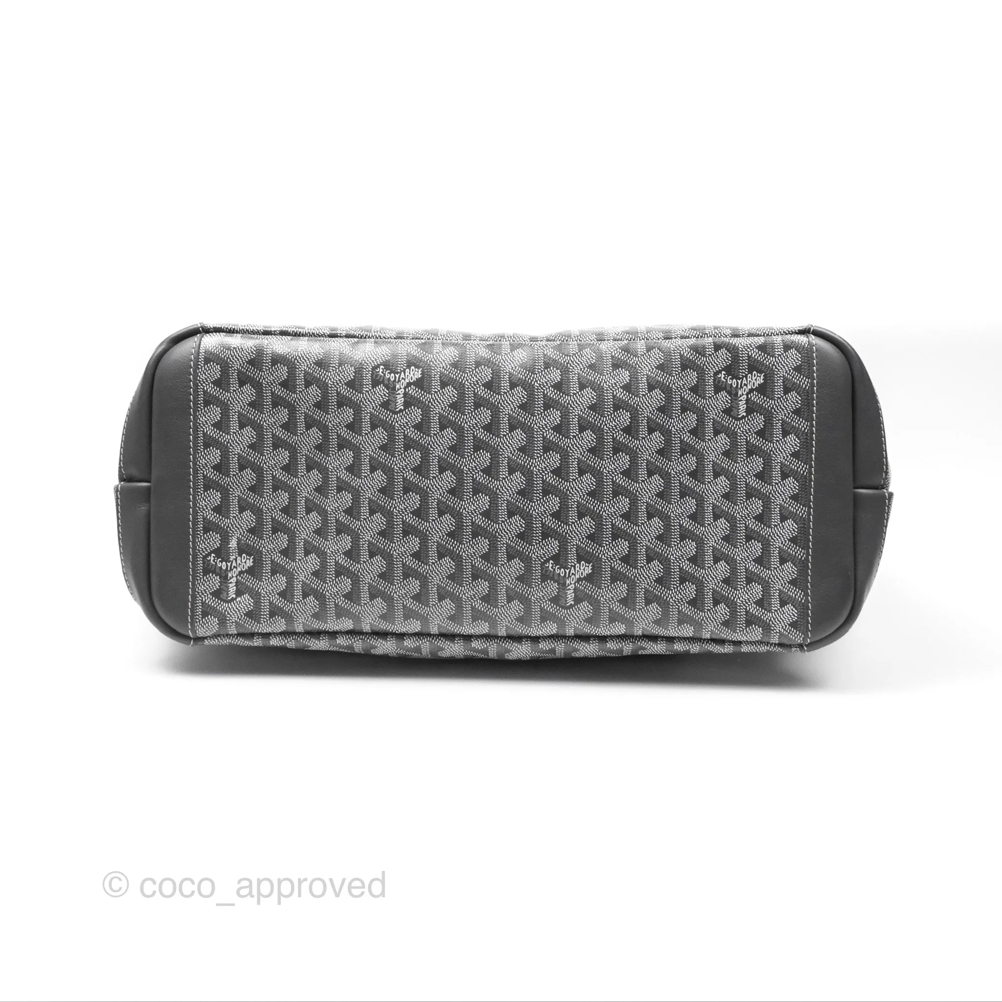 Goyard St Artois Tote MM Grey Canvas