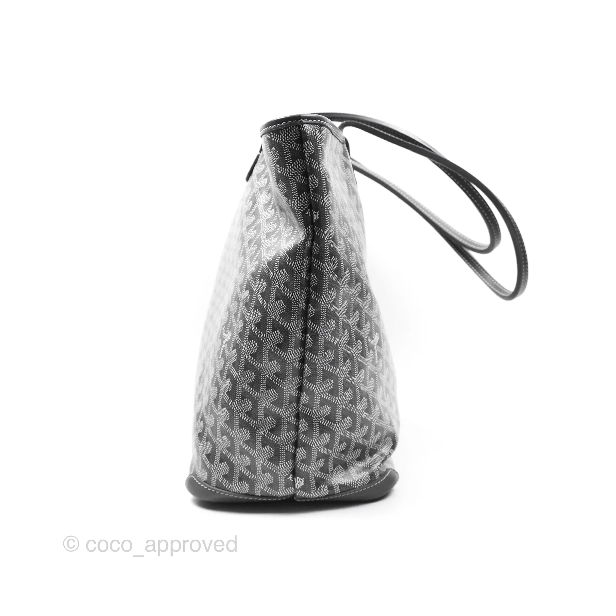 Goyard St Artois Tote MM Grey Canvas