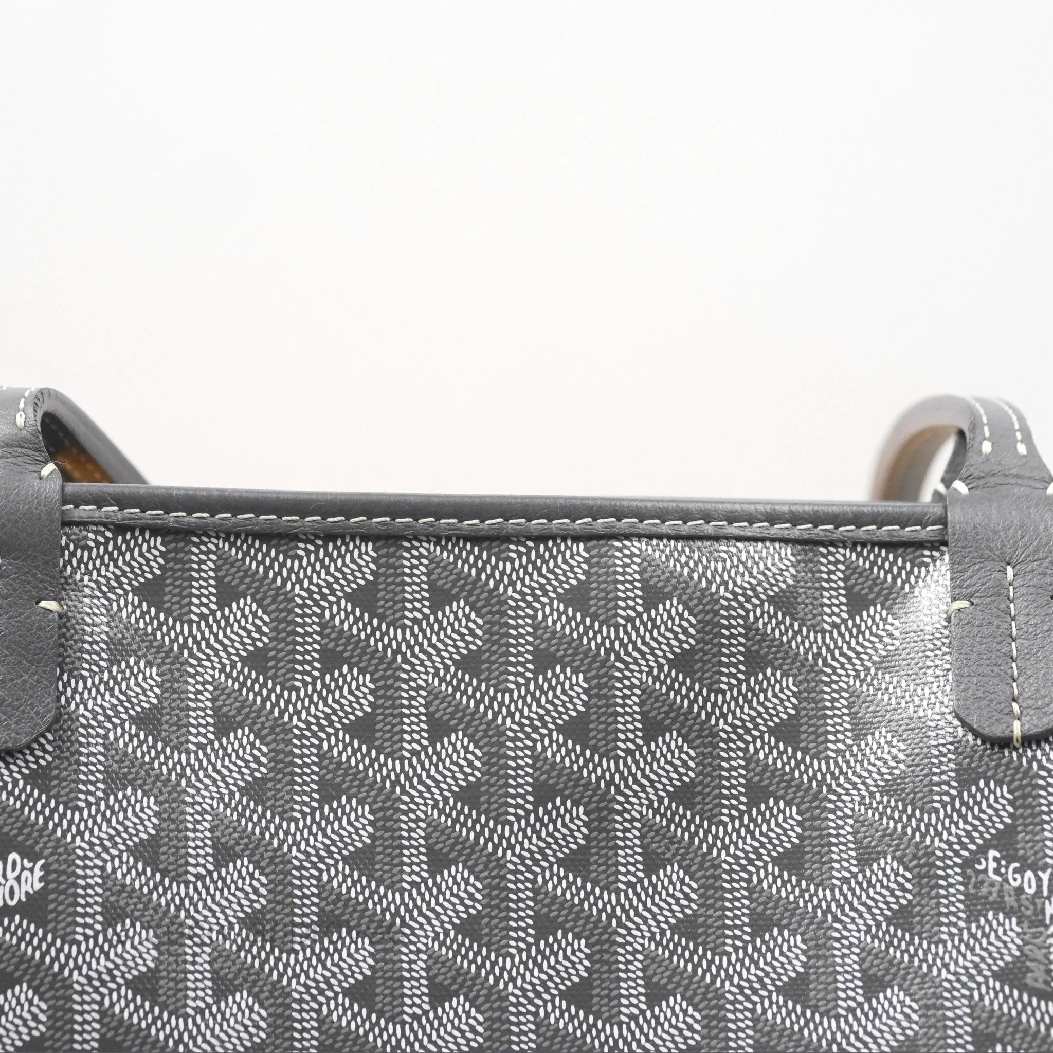 Goyard St Artois Tote MM Grey Canvas