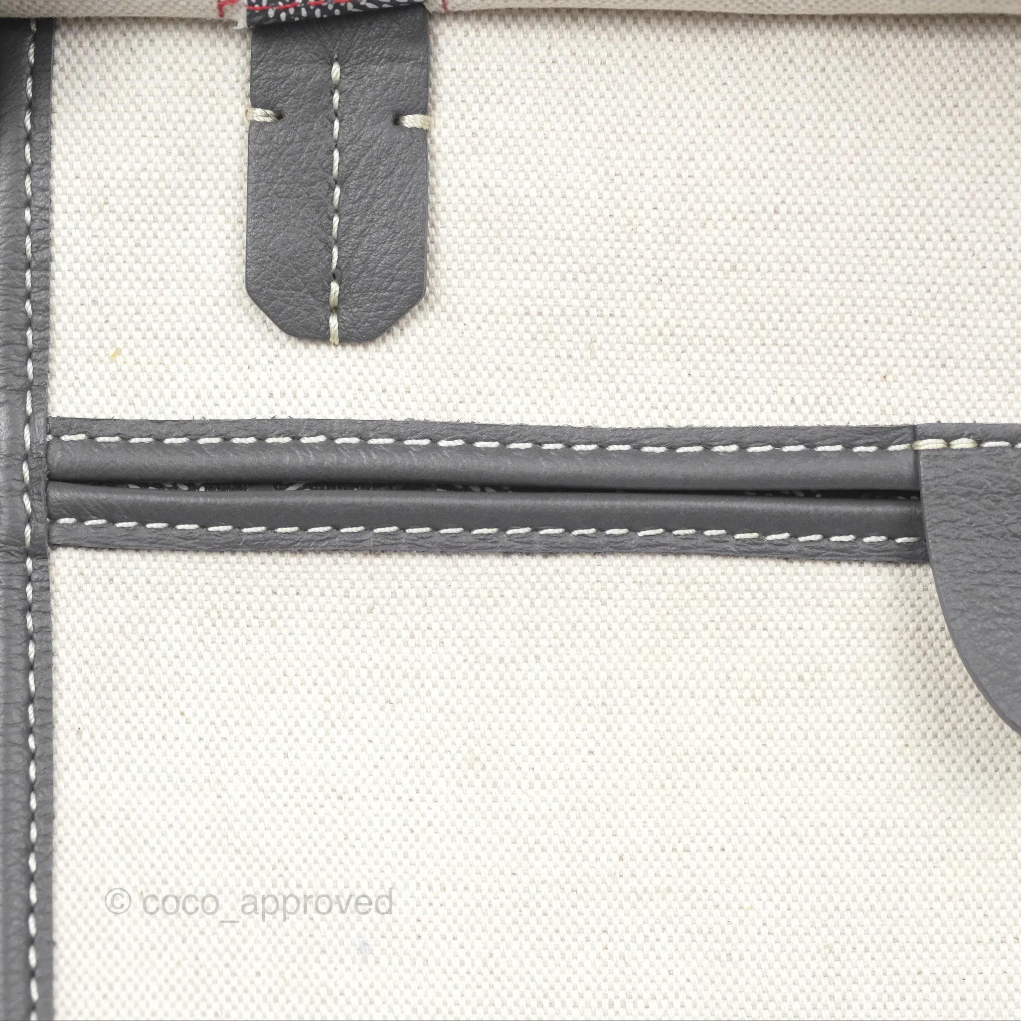 Goyard St Artois Tote MM Grey Canvas
