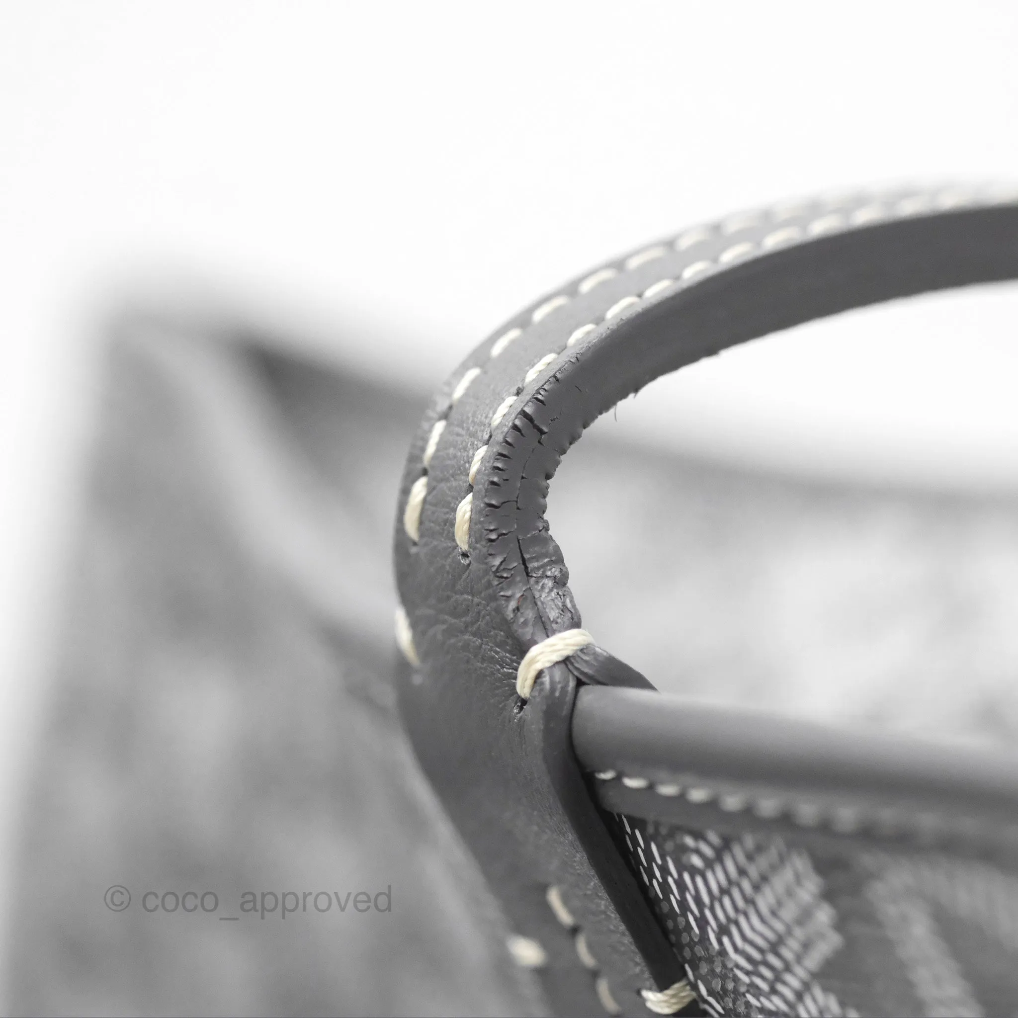 Goyard St Artois Tote MM Grey Canvas