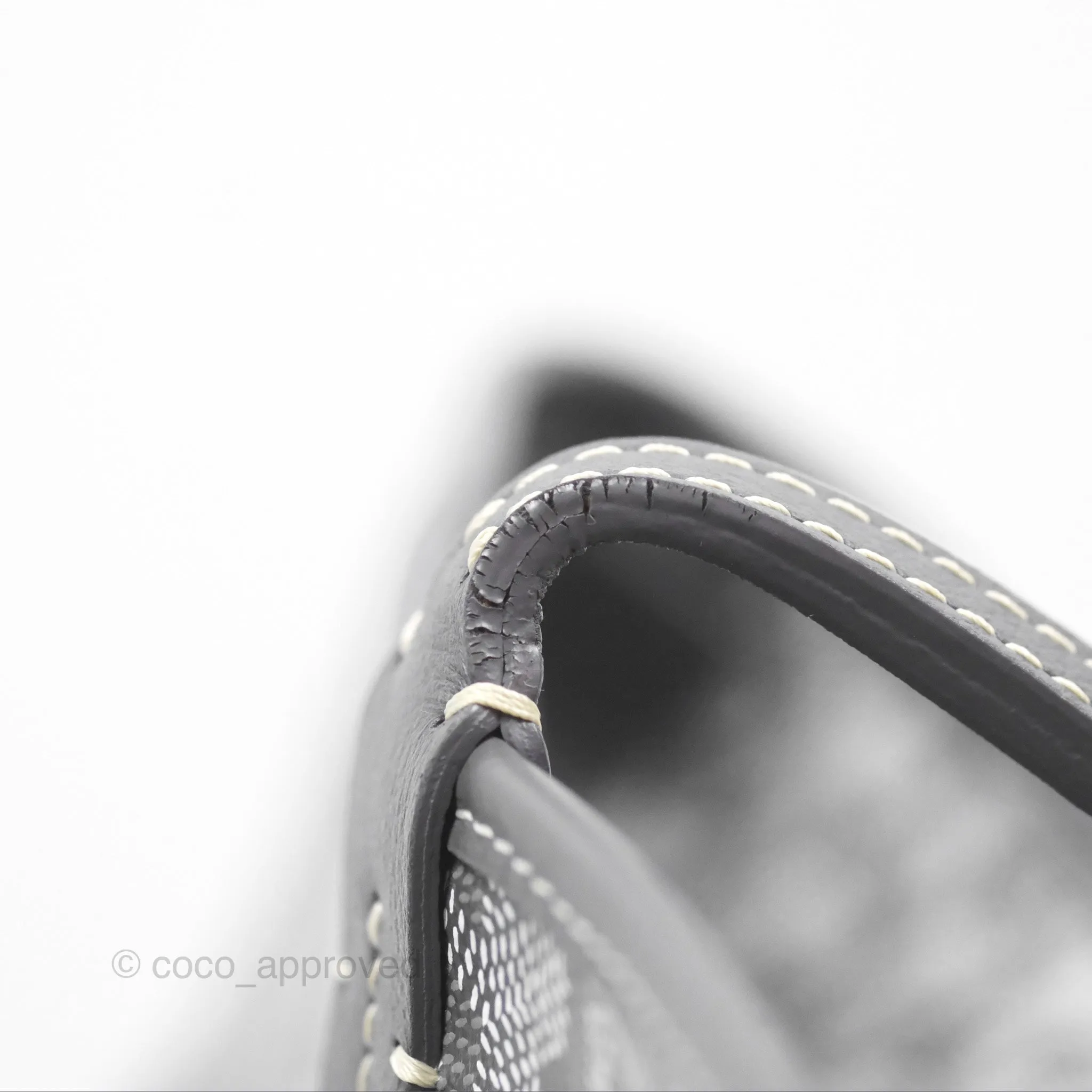 Goyard St Artois Tote MM Grey Canvas