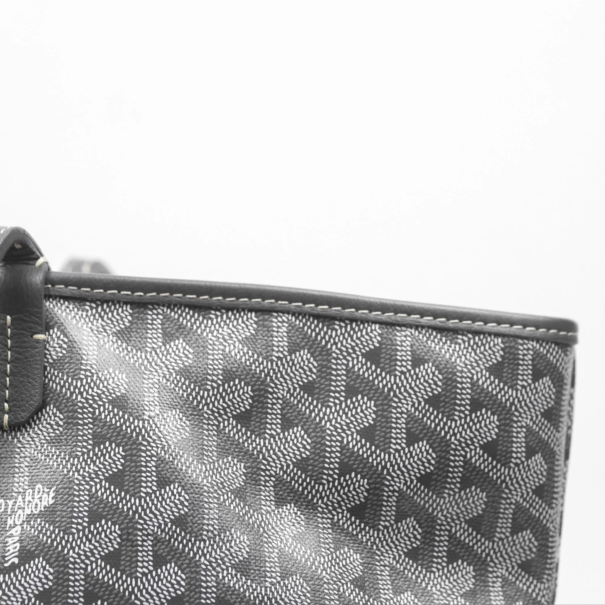 Goyard St Artois Tote MM Grey Canvas