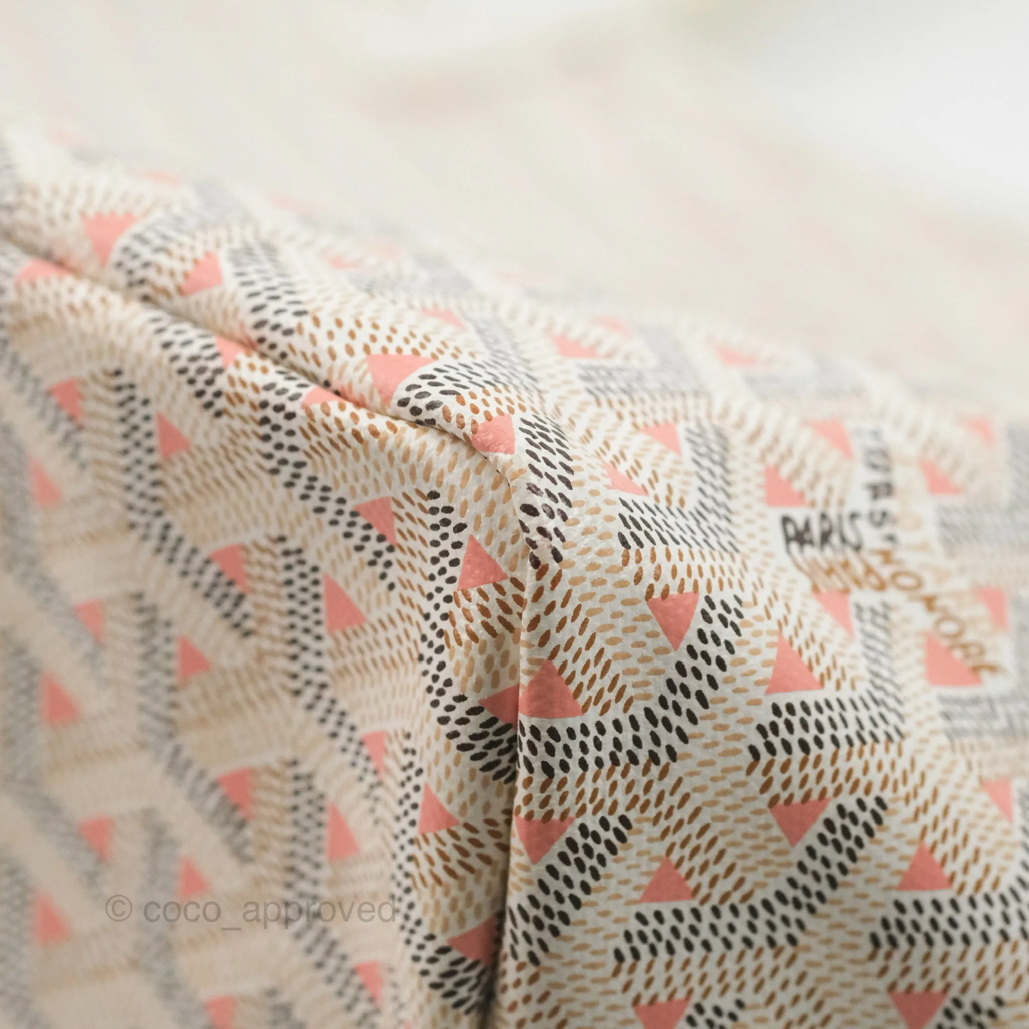 Goyard St Louis Claire Voie Black Ivory White PM