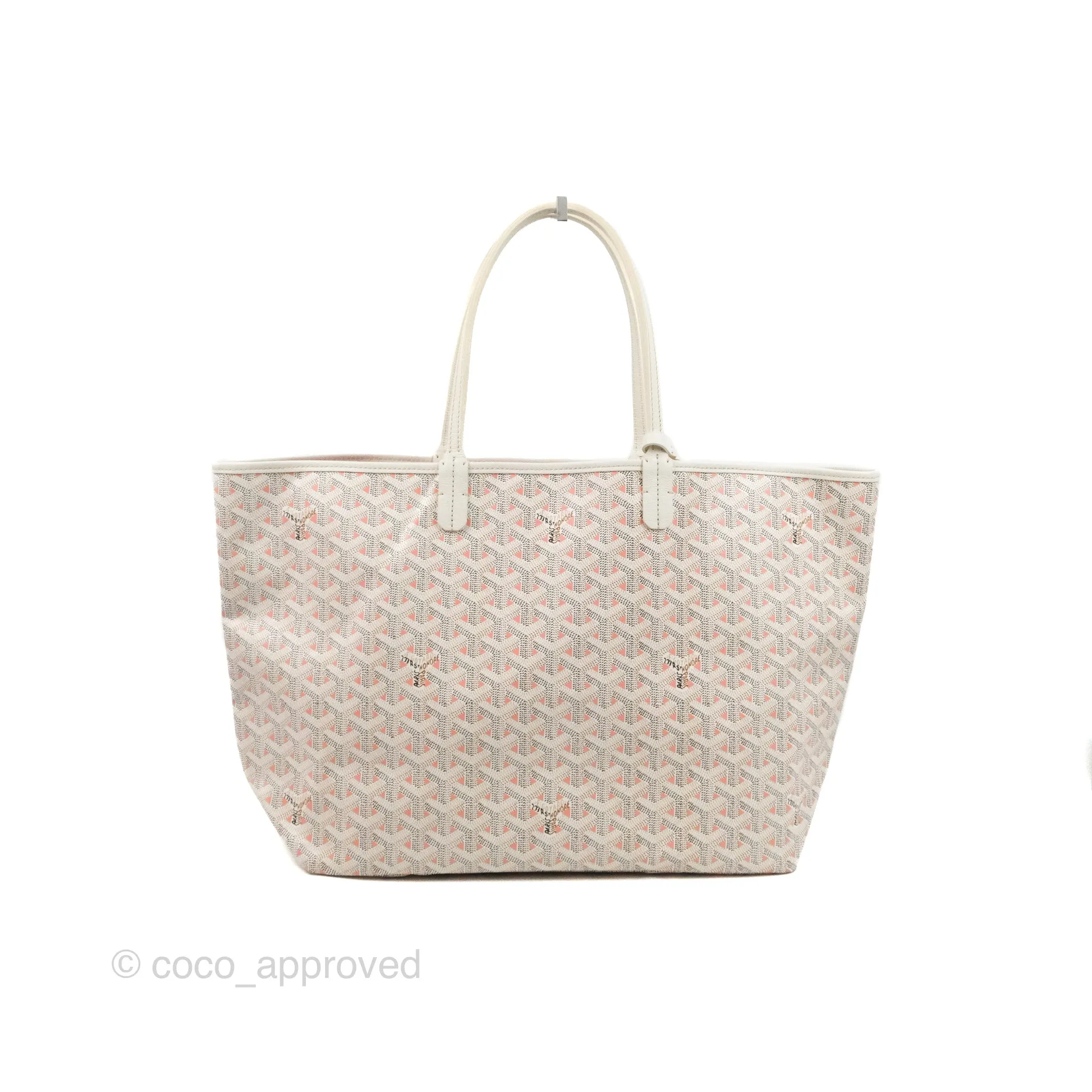 Goyard St Louis Claire Voie Black Ivory White PM