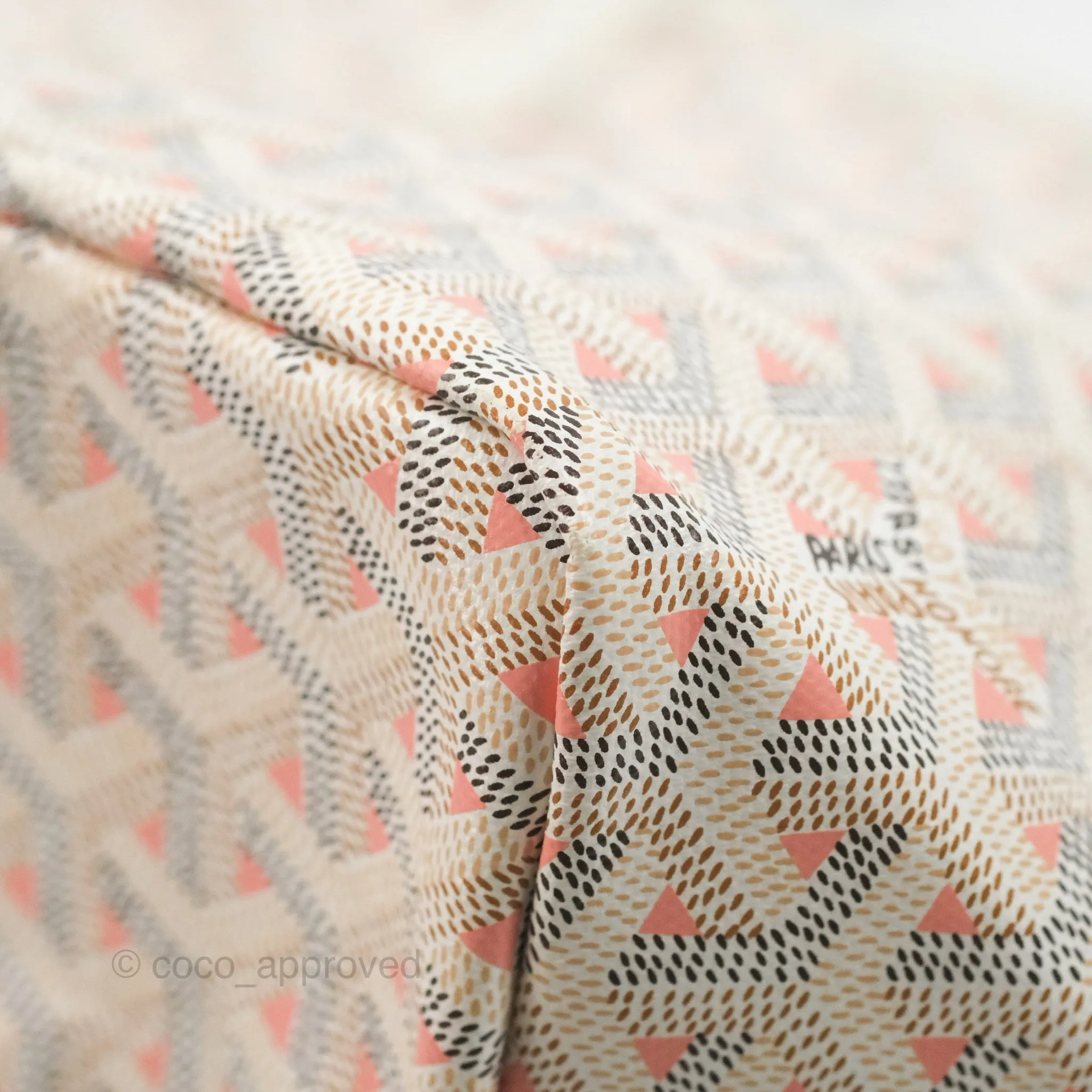 Goyard St Louis Claire Voie Black Ivory White PM