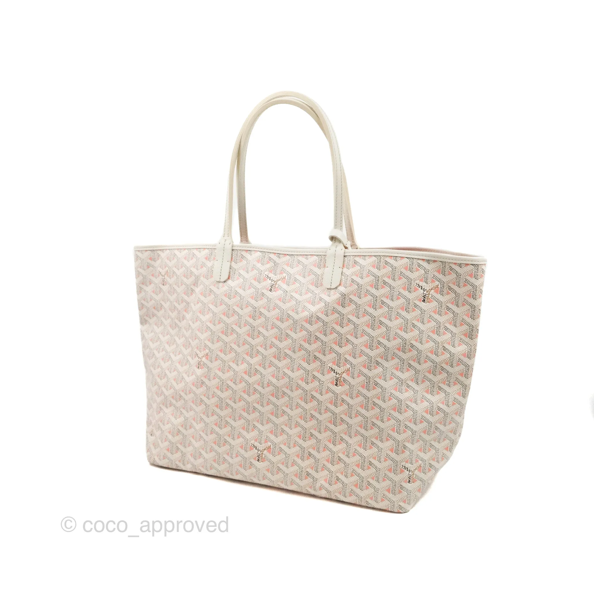 Goyard St Louis Claire Voie Black Ivory White PM