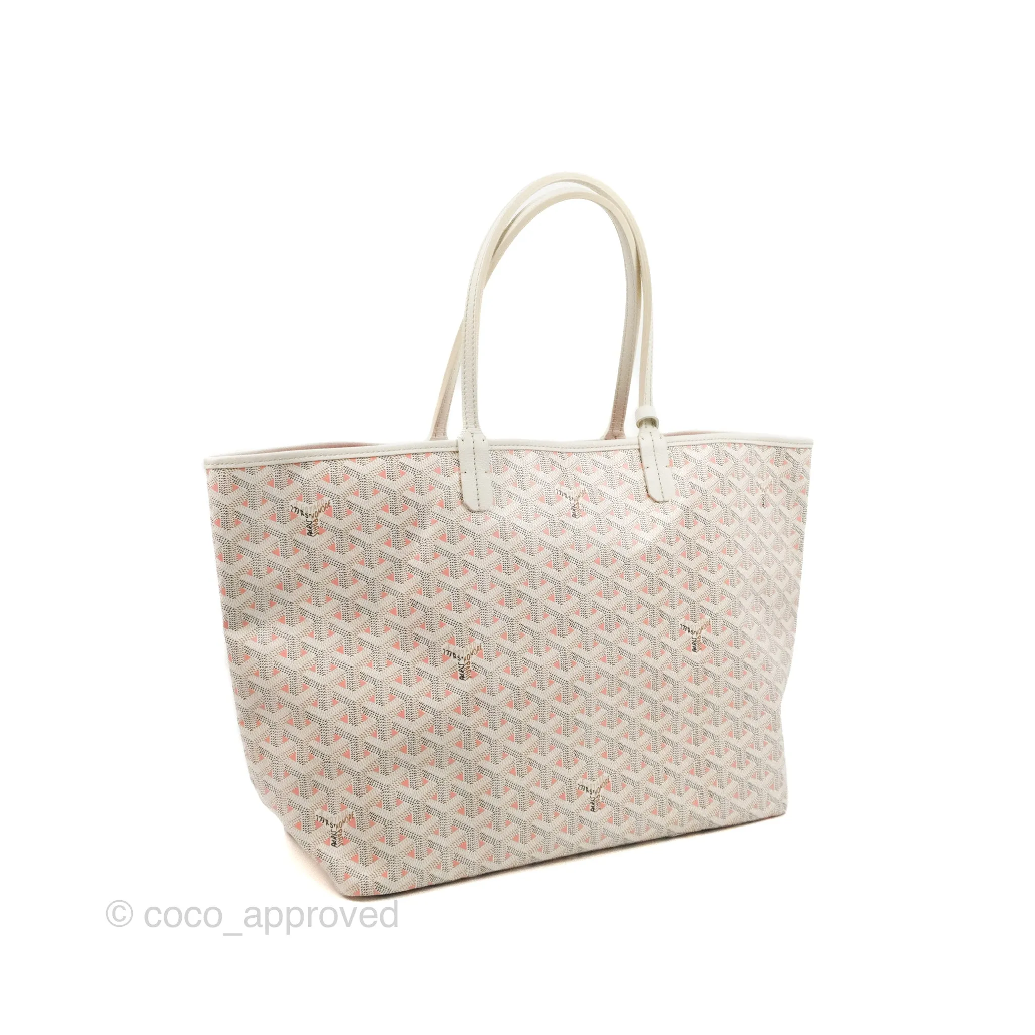 Goyard St Louis Claire Voie Black Ivory White PM
