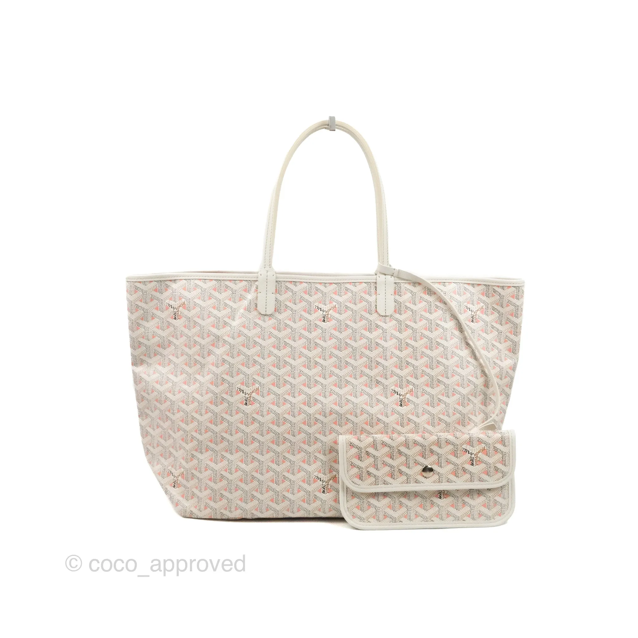 Goyard St Louis Claire Voie Black Ivory White PM