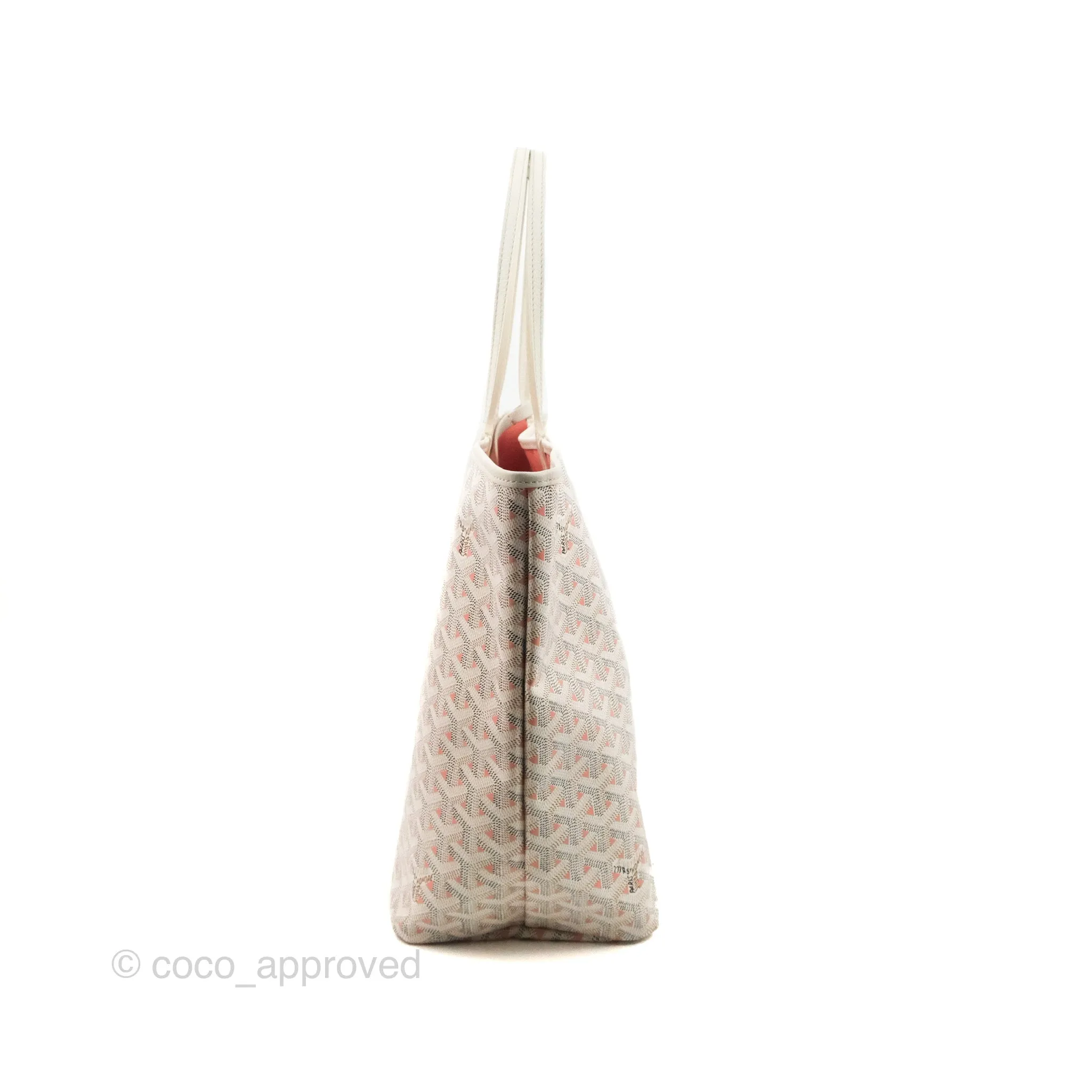 Goyard St Louis Claire Voie Black Ivory White PM