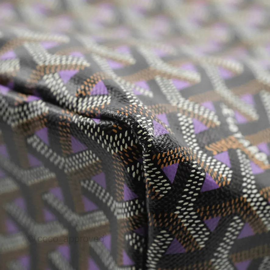 Goyard St Louis Claire Voie Black Violet PM