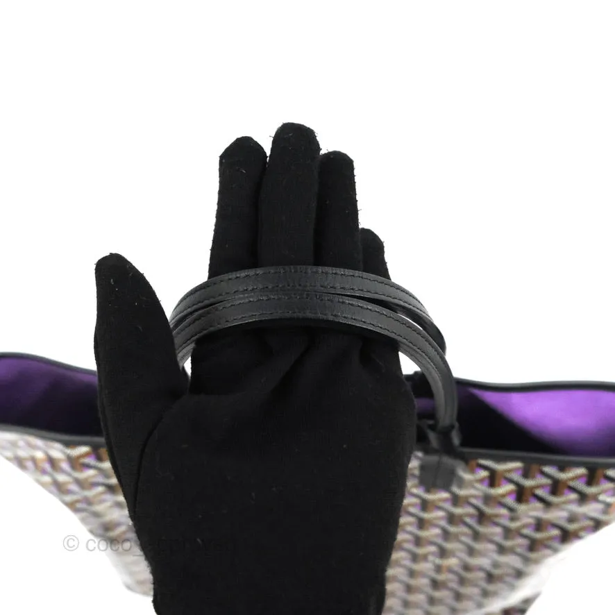 Goyard St Louis Claire Voie Black Violet PM