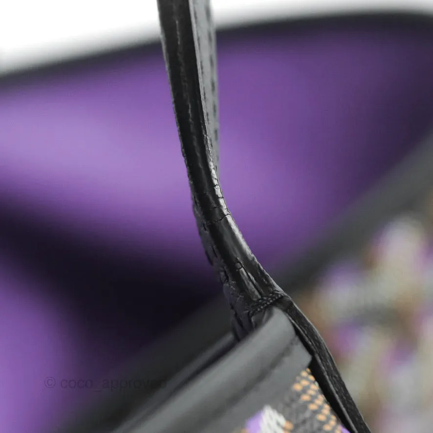 Goyard St Louis Claire Voie Black Violet PM