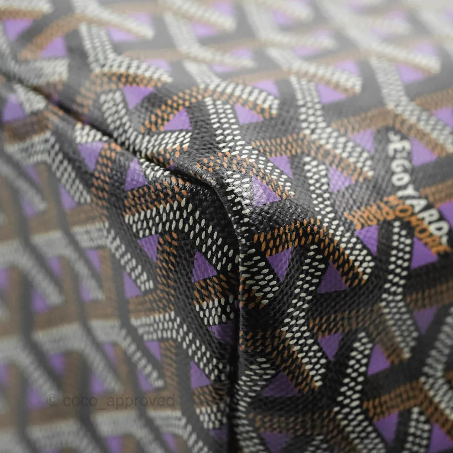 Goyard St Louis Claire Voie Black Violet PM