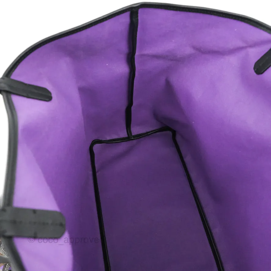 Goyard St Louis Claire Voie Black Violet PM