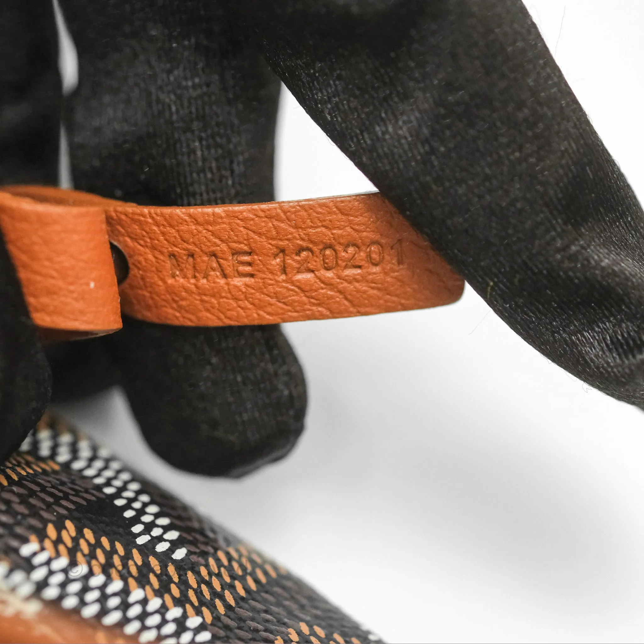 Goyard St. Louis GM Black/Tan Goyardine Canvas