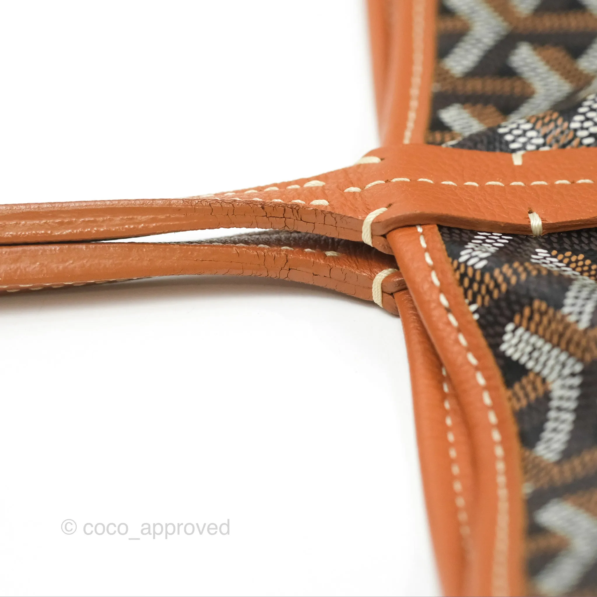 Goyard St. Louis GM Black/Tan Goyardine Canvas