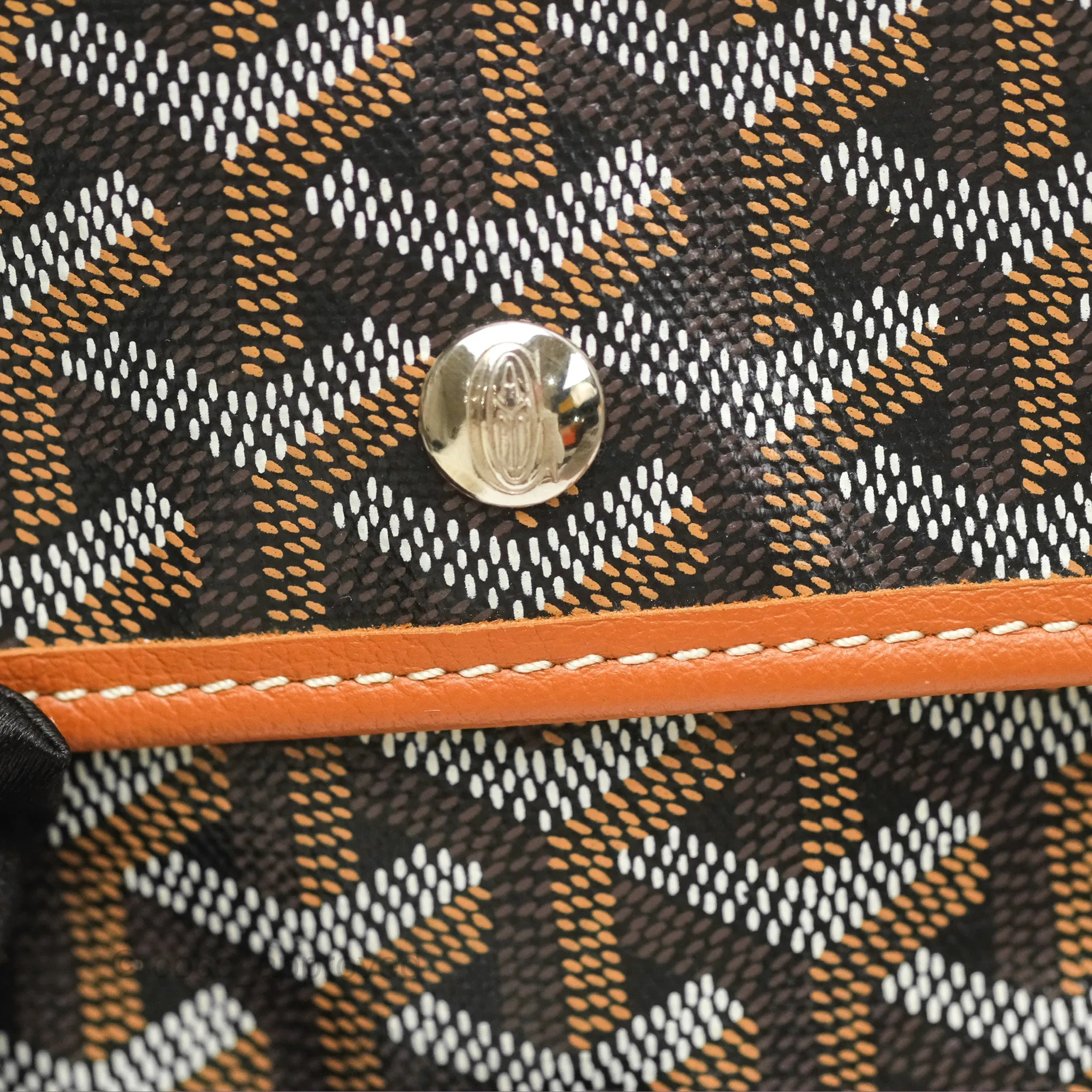 Goyard St. Louis GM Black/Tan Goyardine Canvas