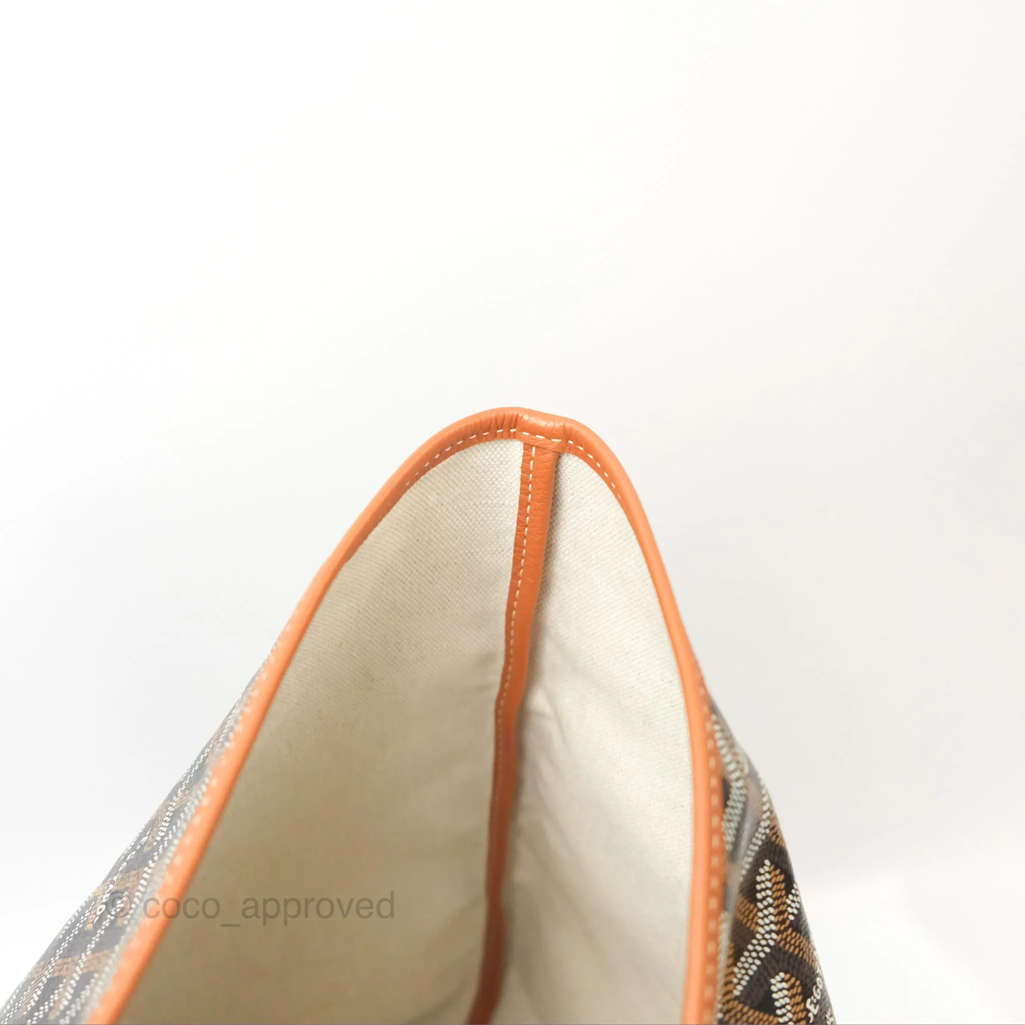Goyard St. Louis GM Black/Tan Goyardine Canvas