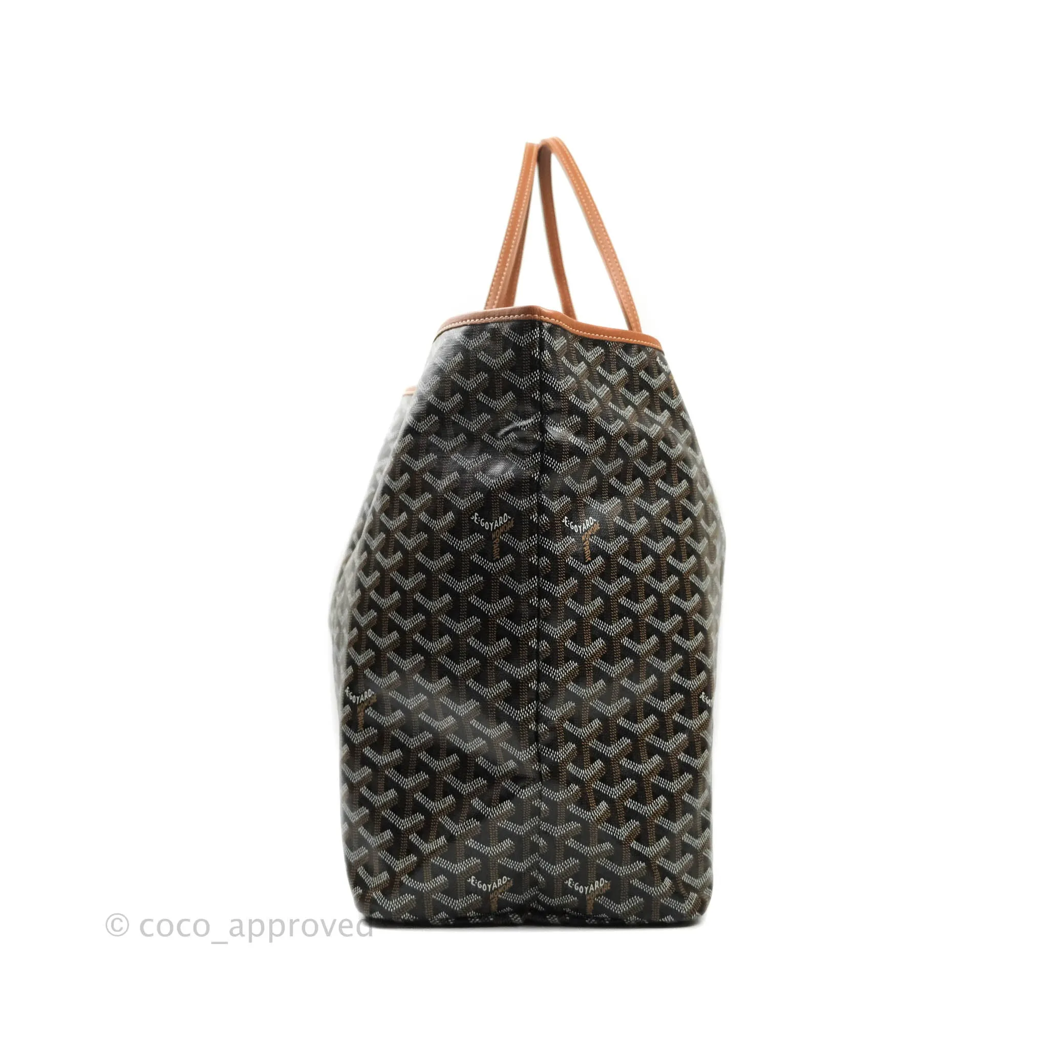 Goyard St. Louis GM Black/Tan