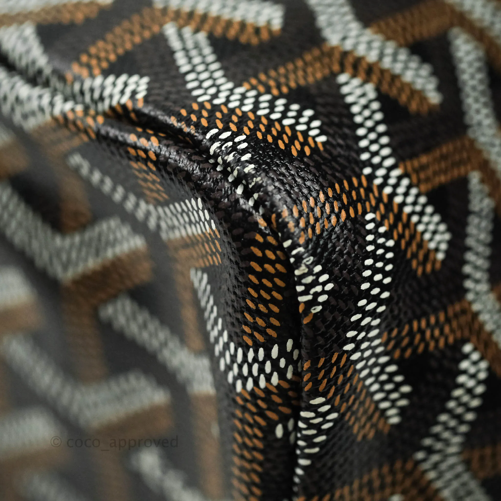 Goyard St. Louis GM Black/Tan
