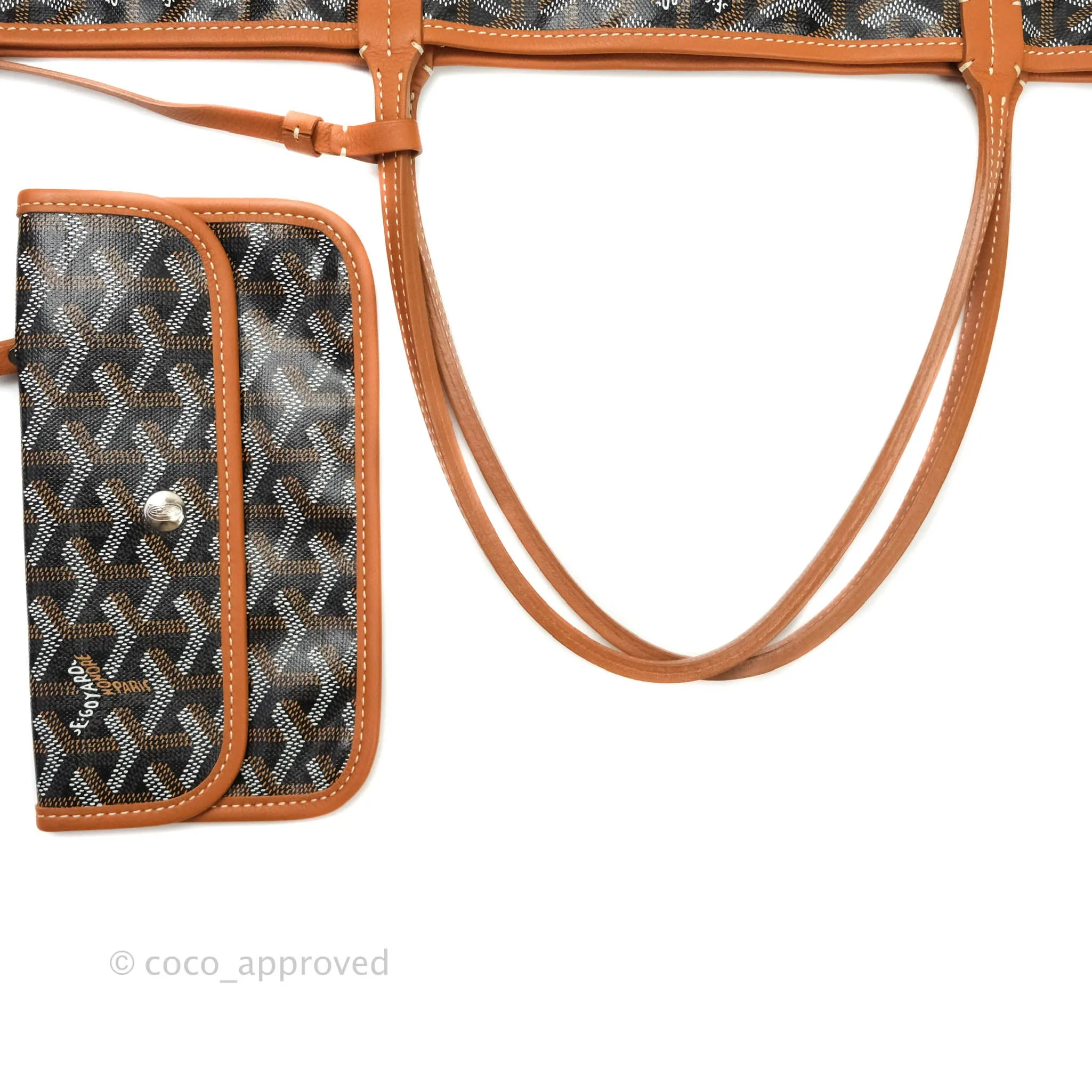 Goyard St. Louis GM Black/Tan