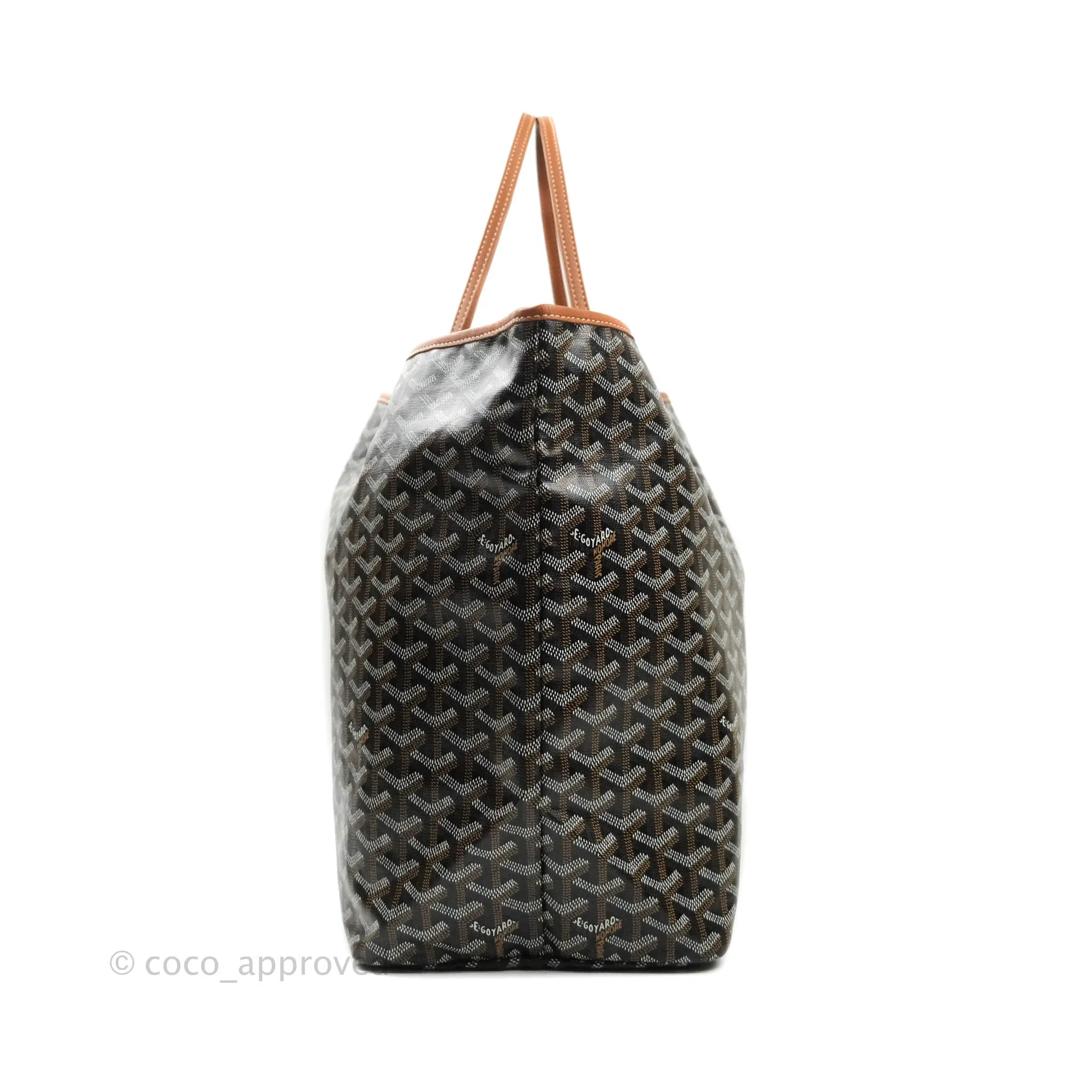 Goyard St. Louis GM Black/Tan