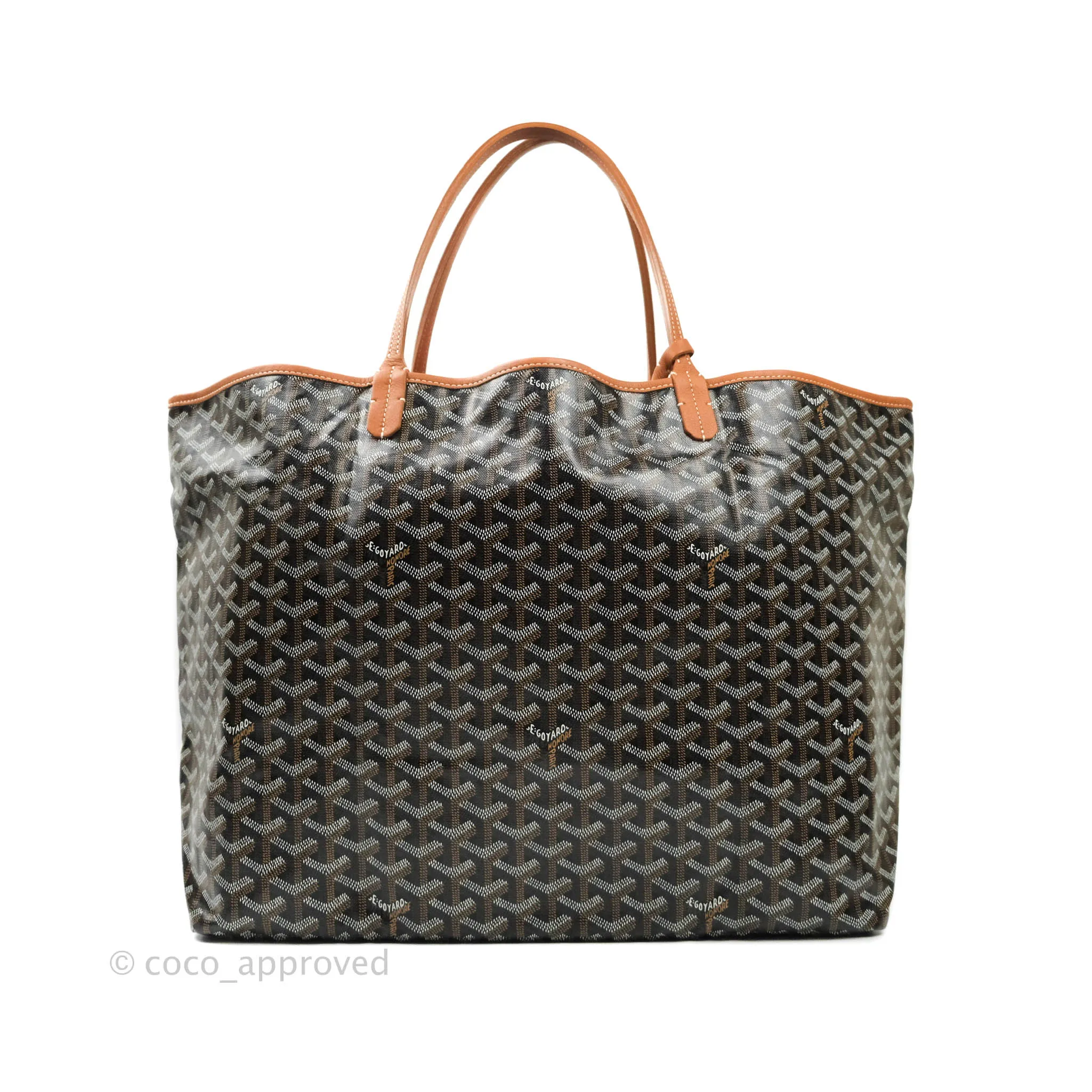 Goyard St. Louis GM Black/Tan