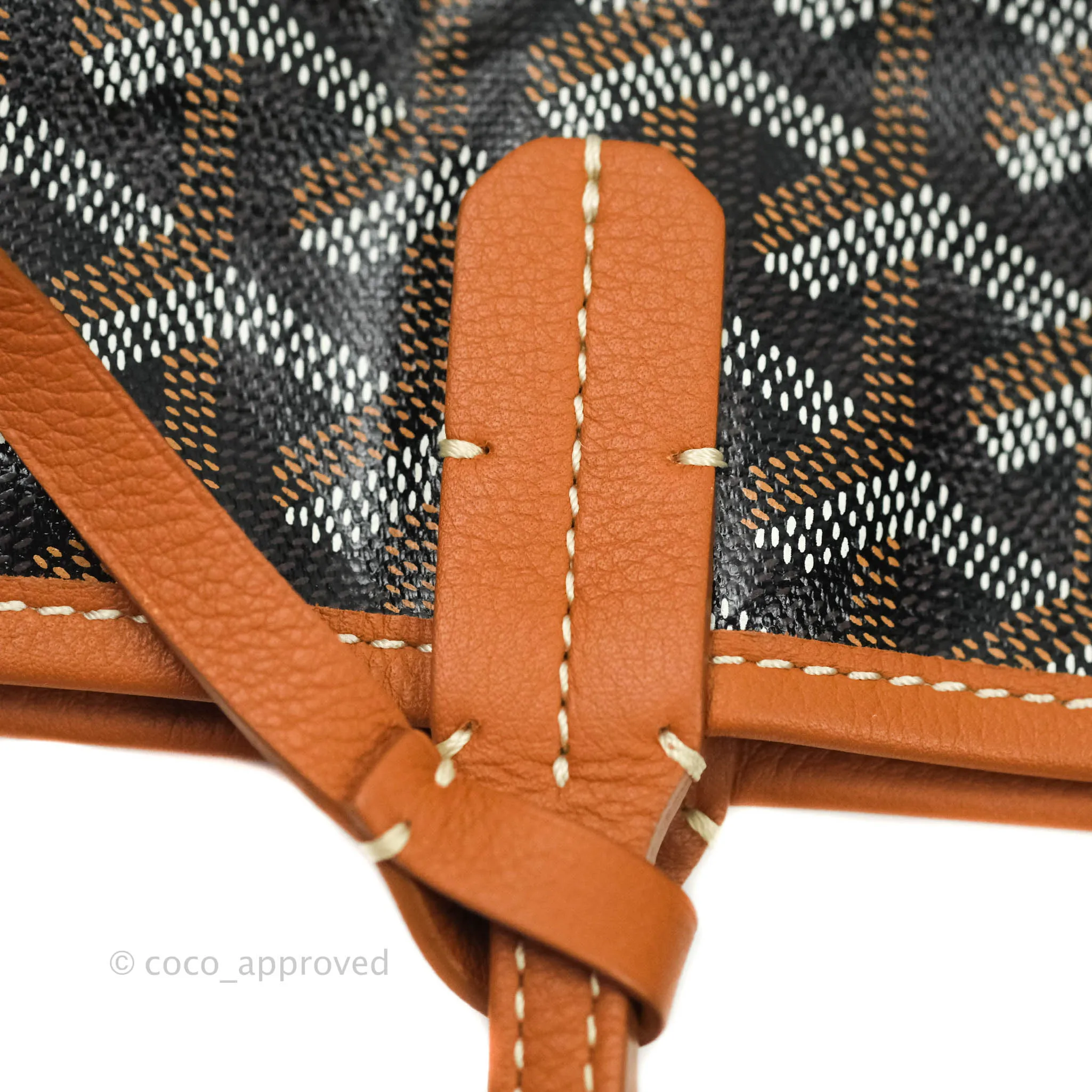 Goyard St. Louis GM Black/Tan