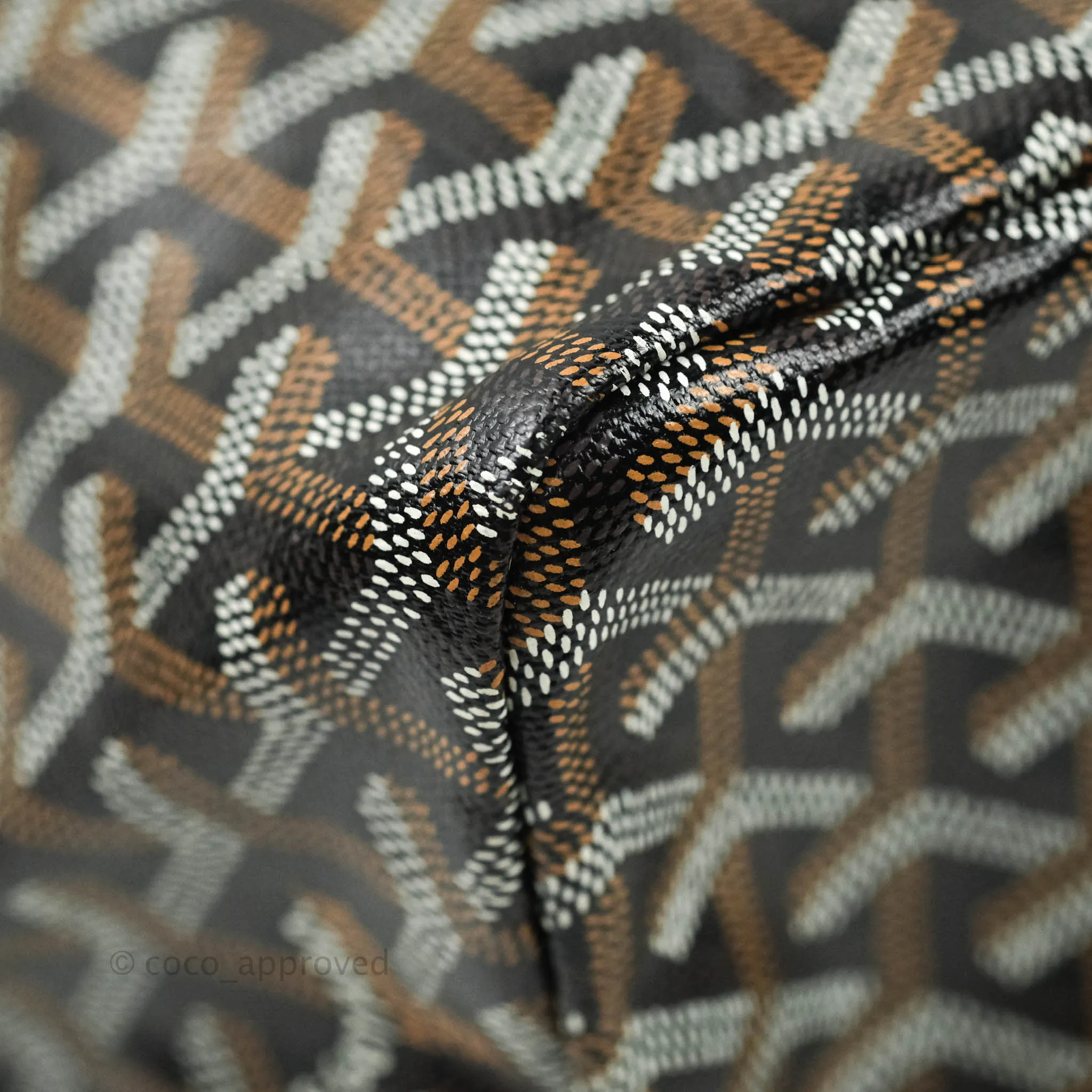 Goyard St. Louis GM Black/Tan