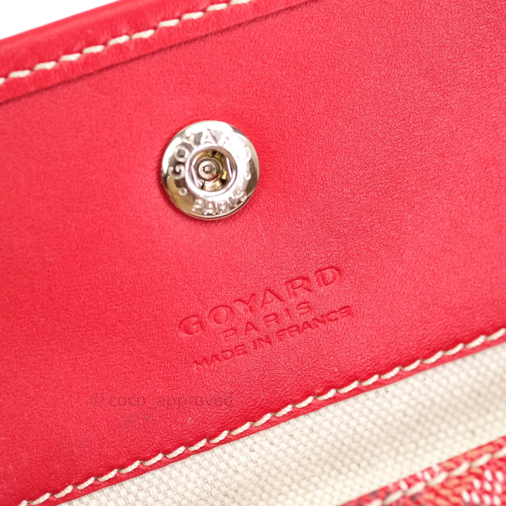 Goyard St. Louis GM Red