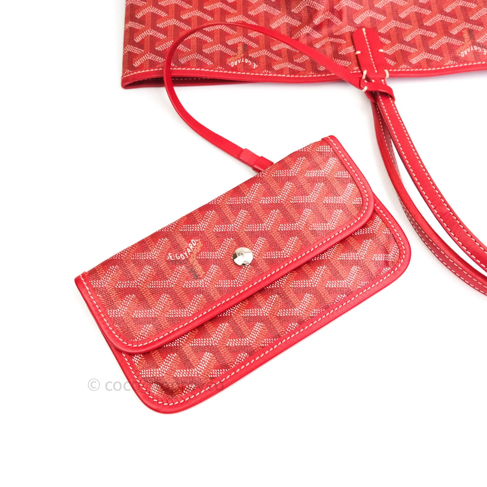 Goyard St. Louis GM Red