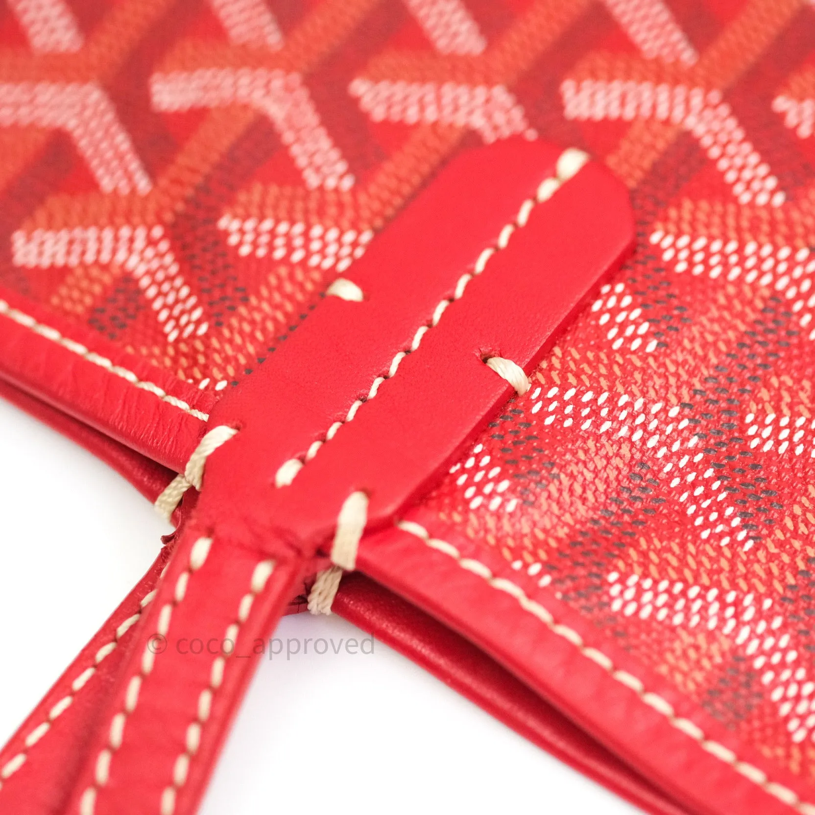 Goyard St. Louis GM Red