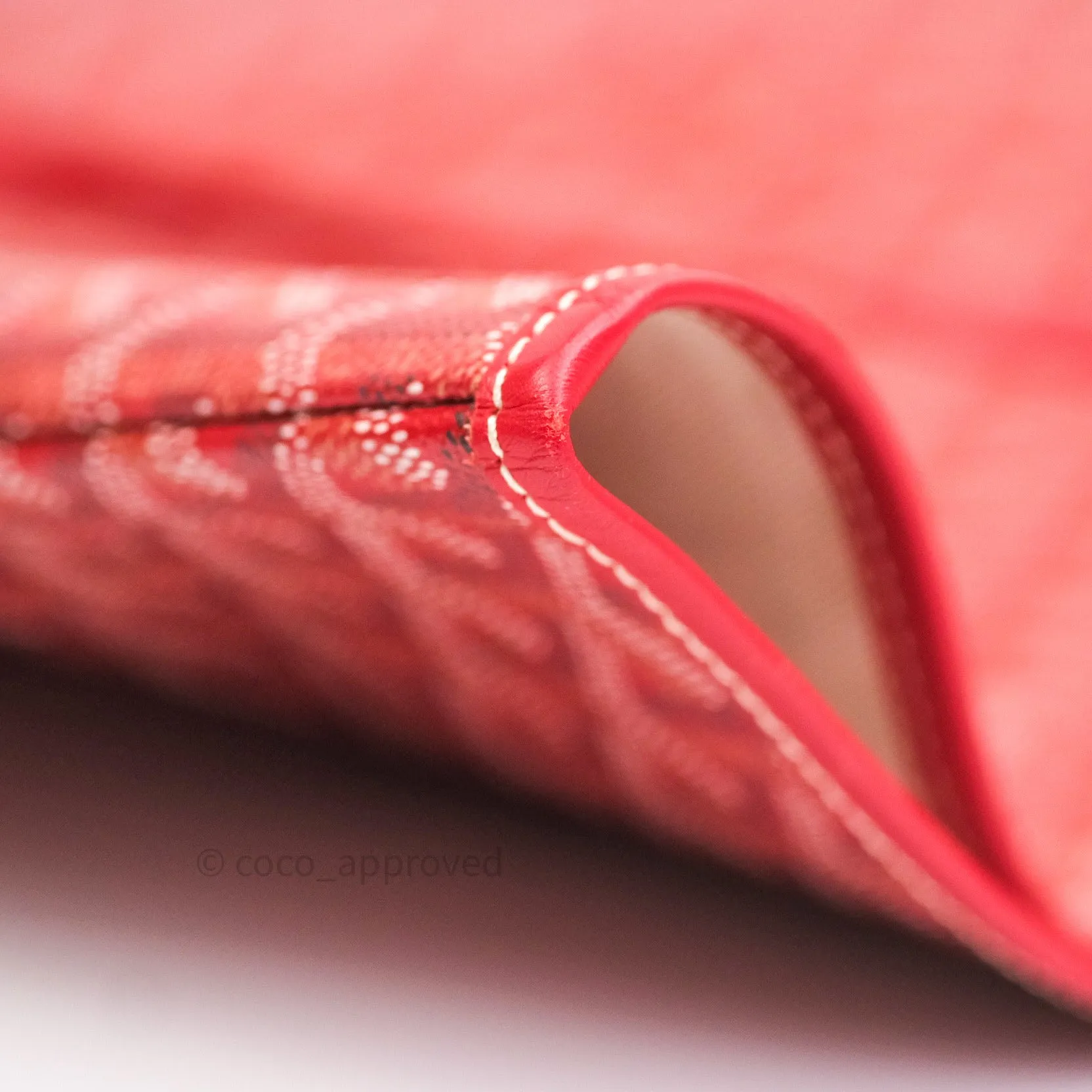 Goyard St. Louis GM Red