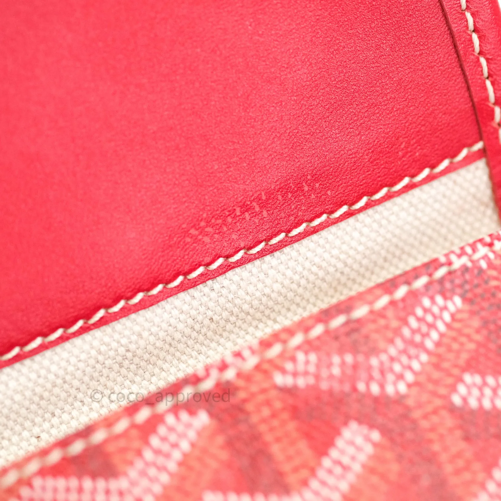 Goyard St. Louis GM Red