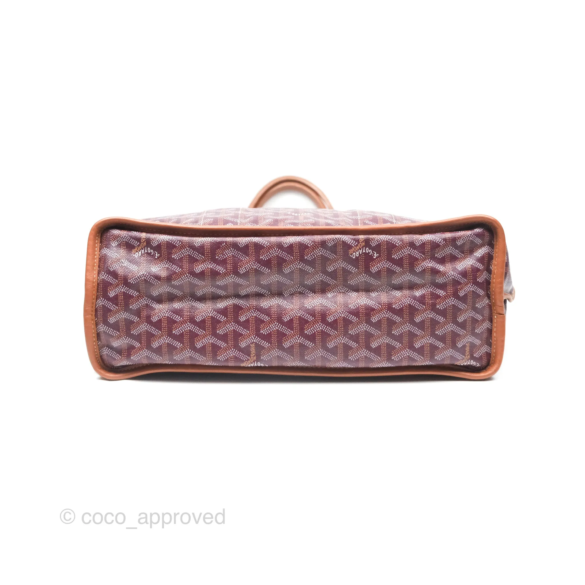 Goyard St Louis Pertuis Tote PM Burgundy