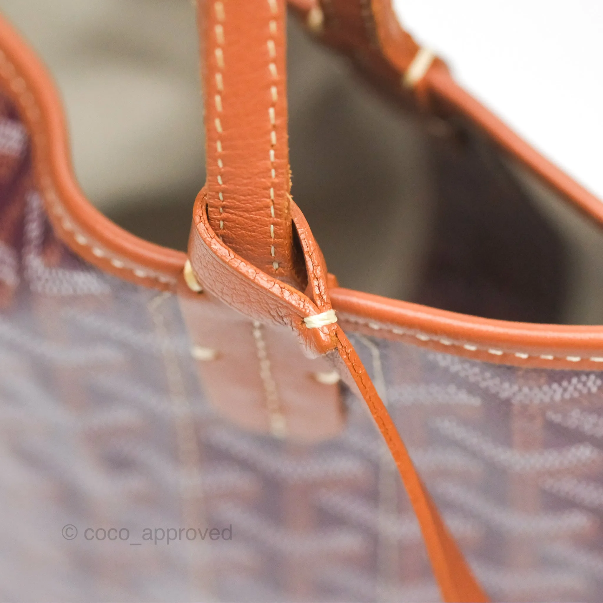 Goyard St Louis Pertuis Tote PM Burgundy
