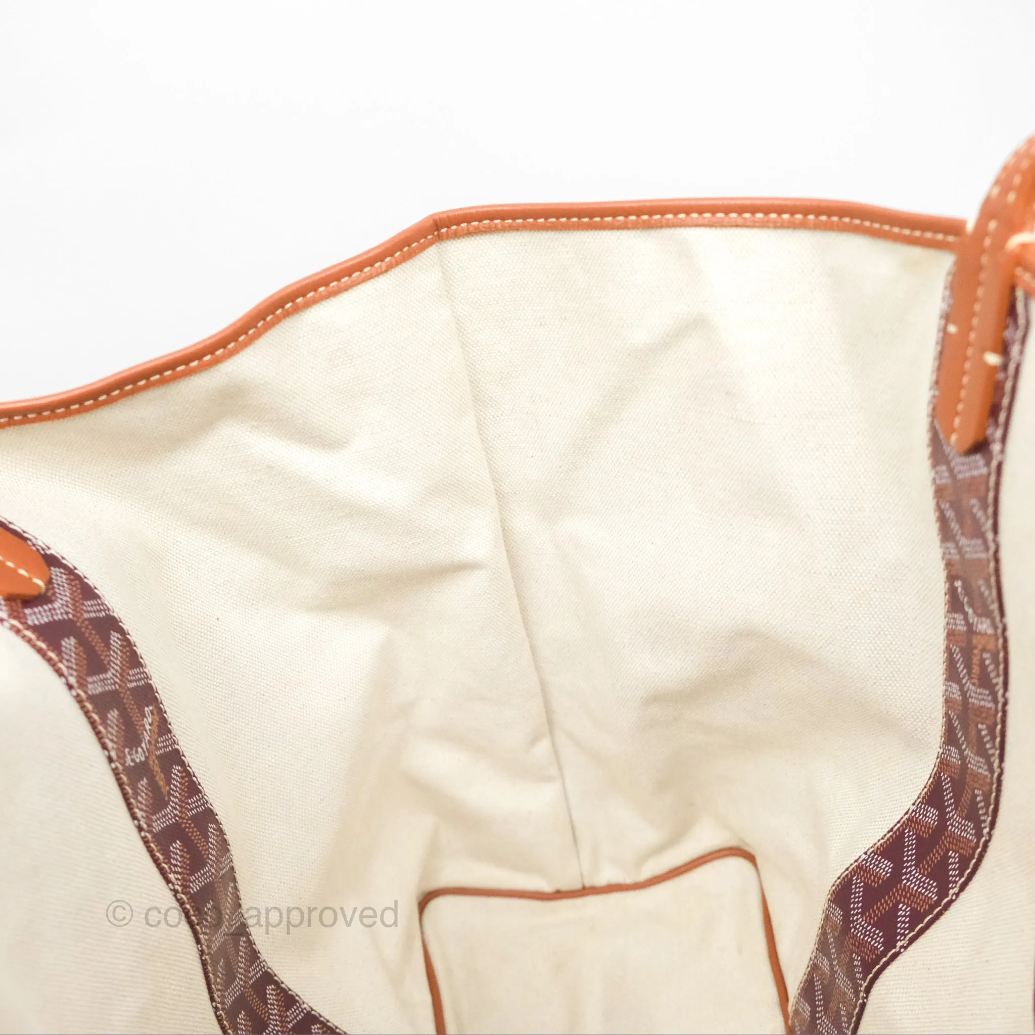 Goyard St Louis Pertuis Tote PM Burgundy