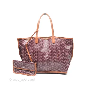 Goyard St Louis Pertuis Tote PM Burgundy