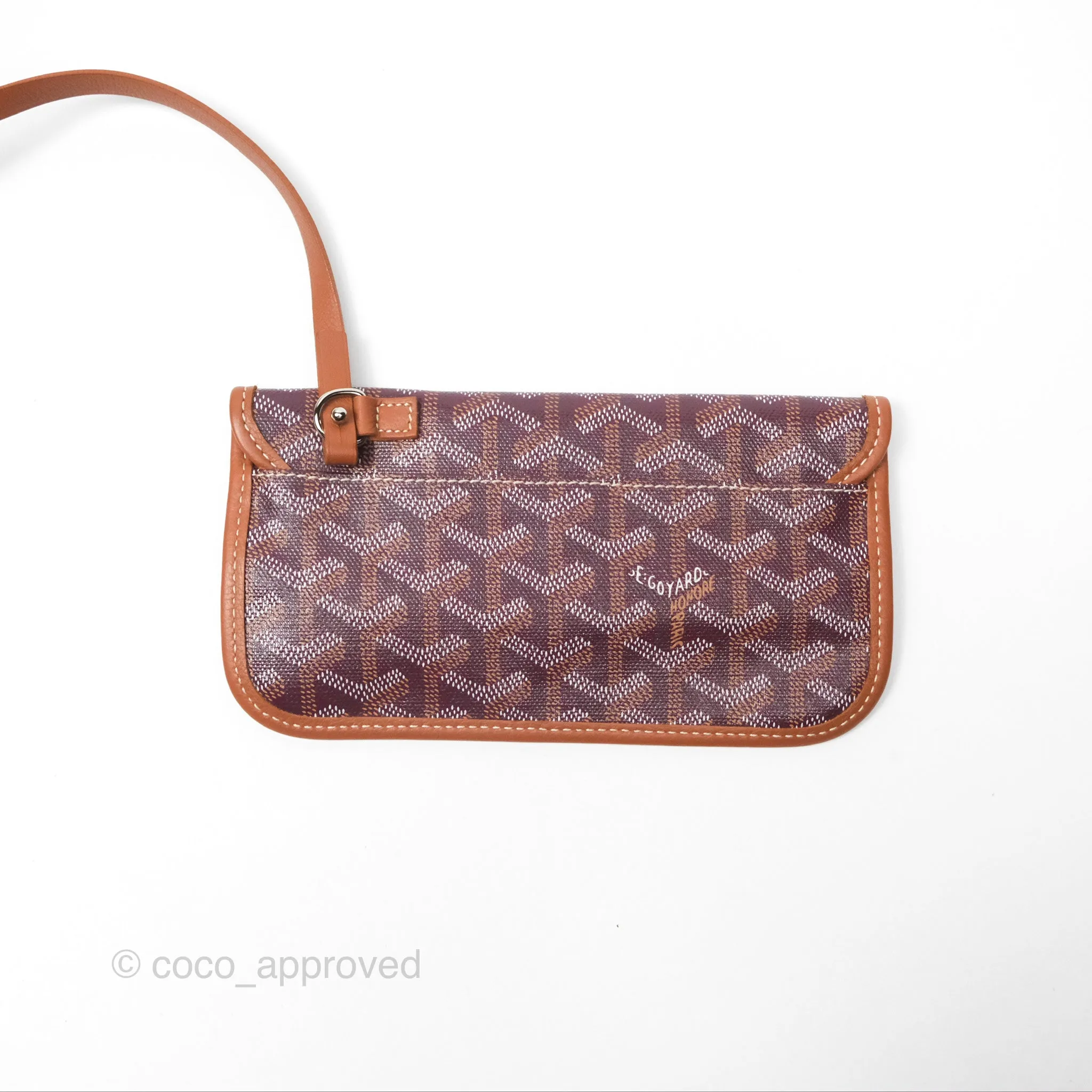 Goyard St Louis Pertuis Tote PM Burgundy